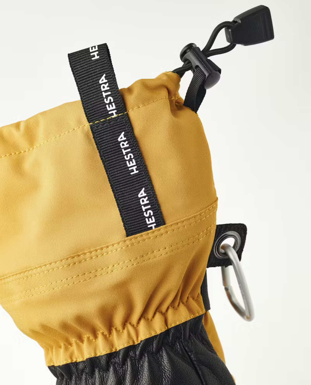 HESTRA Army Leather Extreme Mitt - Mustard/Black - Alpingaraget