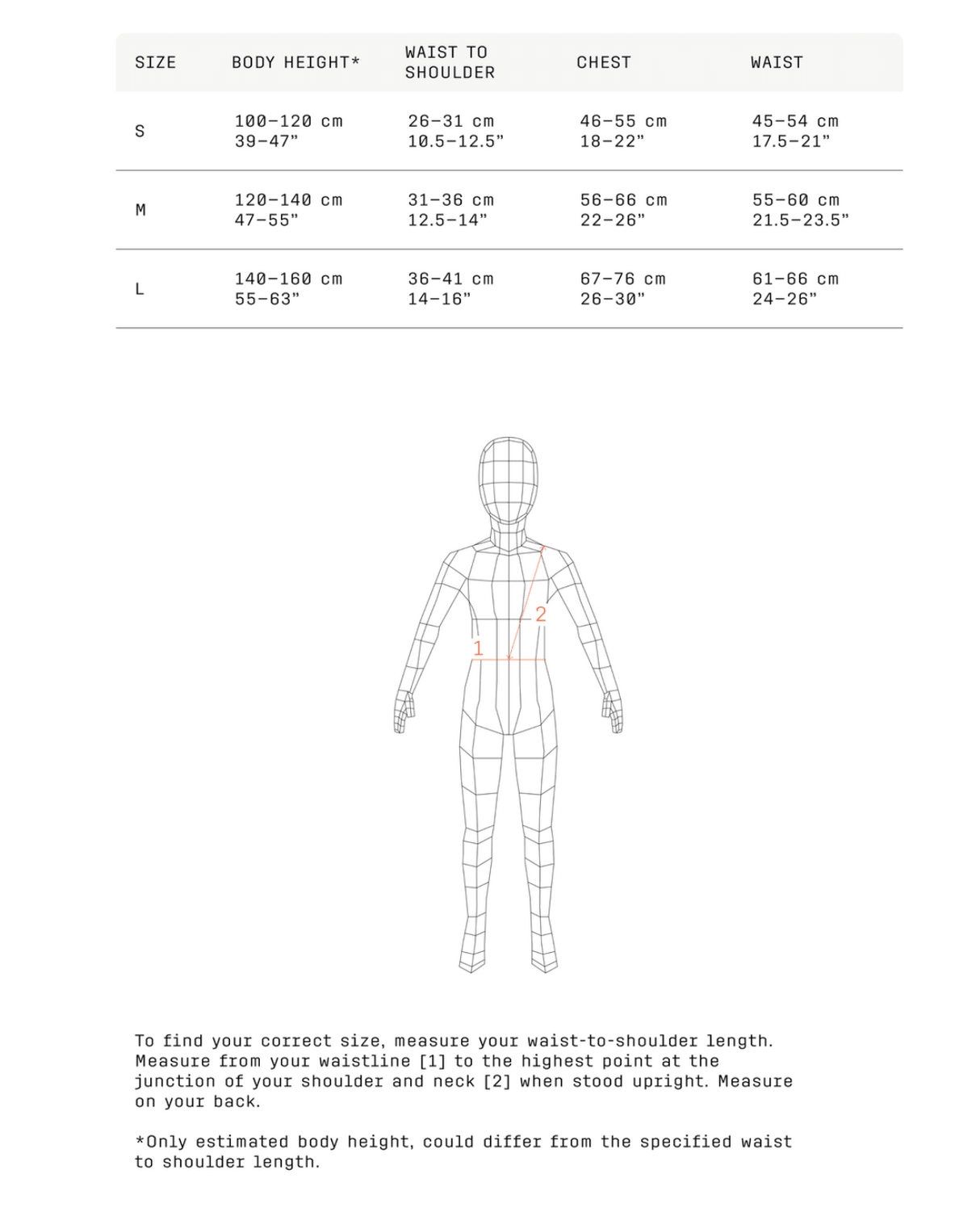 POC POCito VPD Air Vest - Fluorescent Orange - Ryggskydd - Alpingaraget