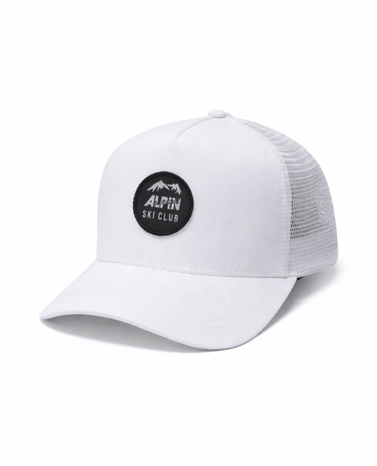 Alpingaraget Måns Ski Club - Vit/Grå - Mössor - Alpingaraget