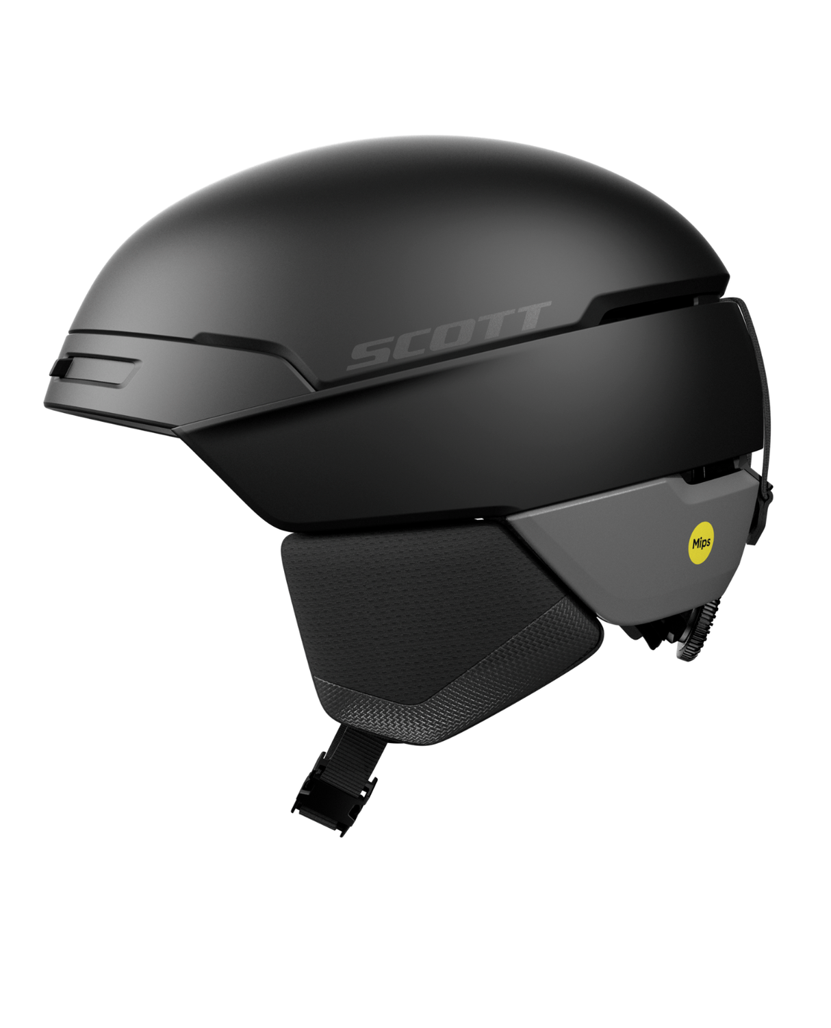 Scott Helmet Flow Mips - Svart, Justerbar Passform, S-L - Alpingaraget