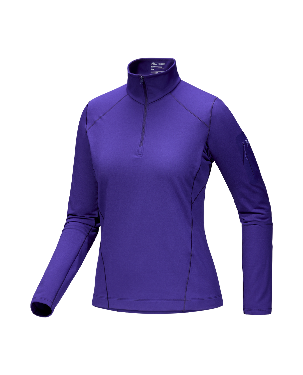 Arc'teryx Women Rho Zip Neck - Aster / Lt Iola