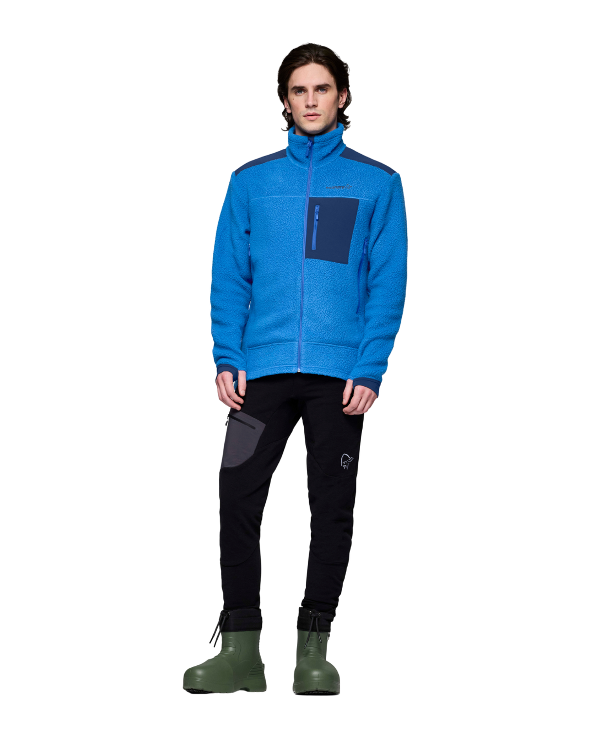 Norröna Men trollveggen warm3 Jacket - Skydiver - Alpingaraget