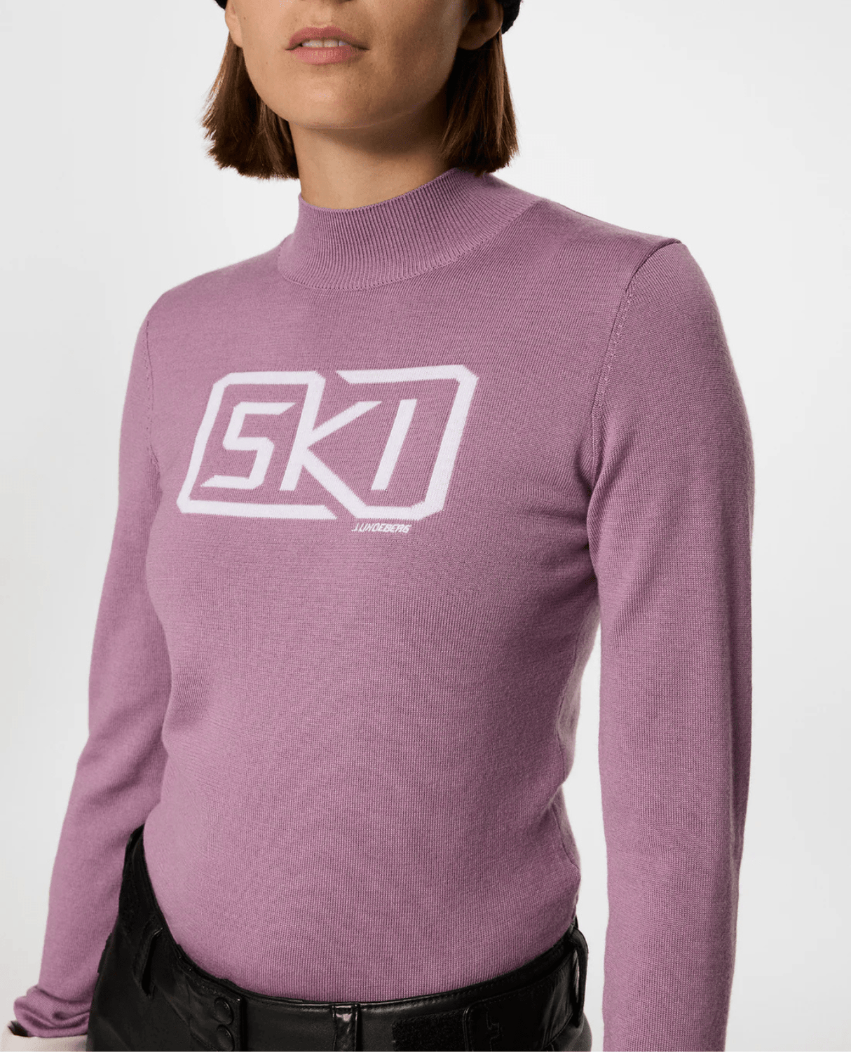 J.Lindeberg Women Miracle Knitted Sweater - Very Grape - Överdelar - Alpingaraget