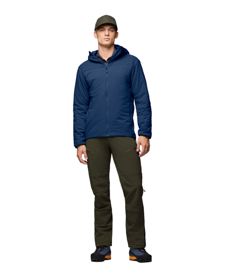 Norröna Men femund thermo60 Zip Hood - Indigo Night - Alpingaraget