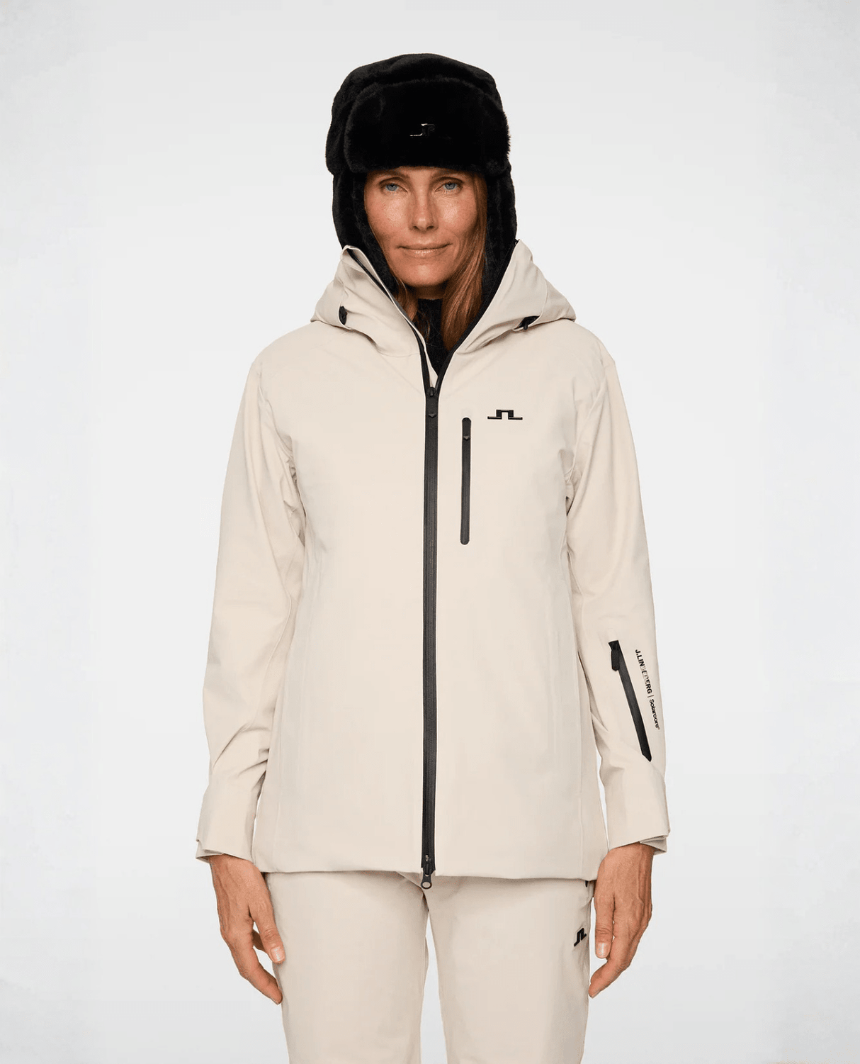 J.Lindeberg Women Solarcore Shell Jacket - Moonbeam - Skidjackor - Alpingaraget