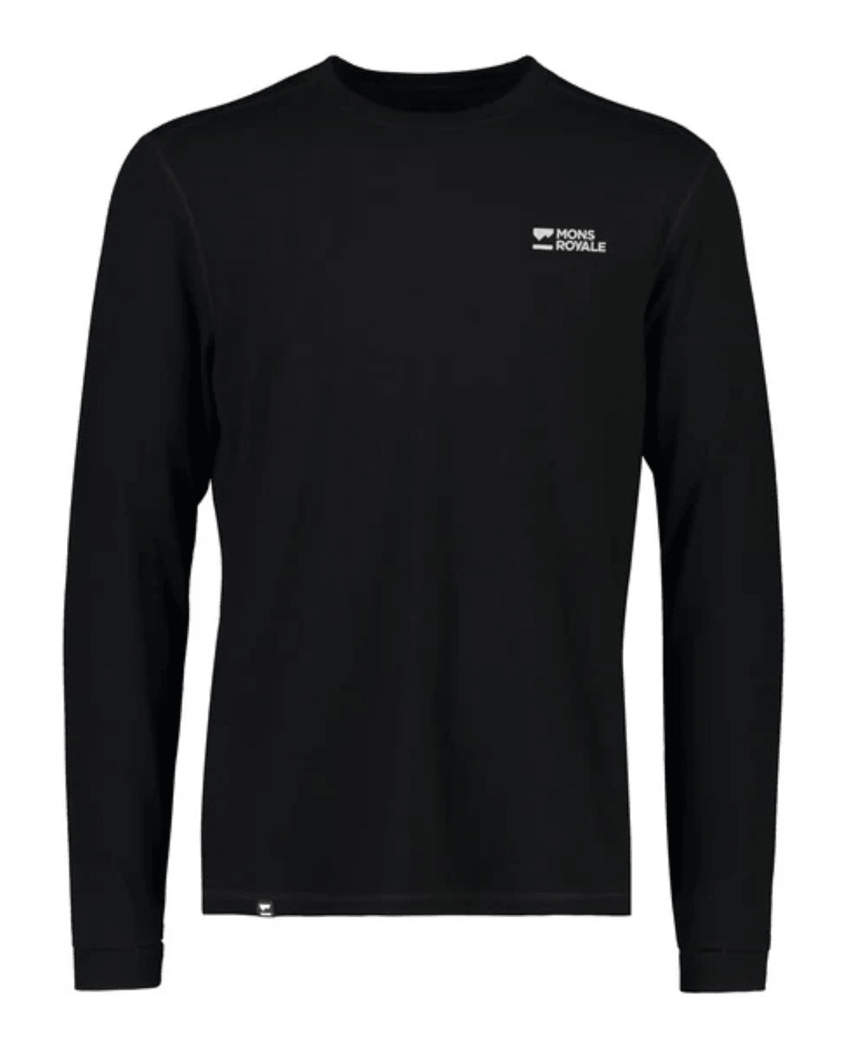 Mons Royale Herr Cascade Merino Base Layer Long Sleeve - Svart - Underställ - Alpingaraget