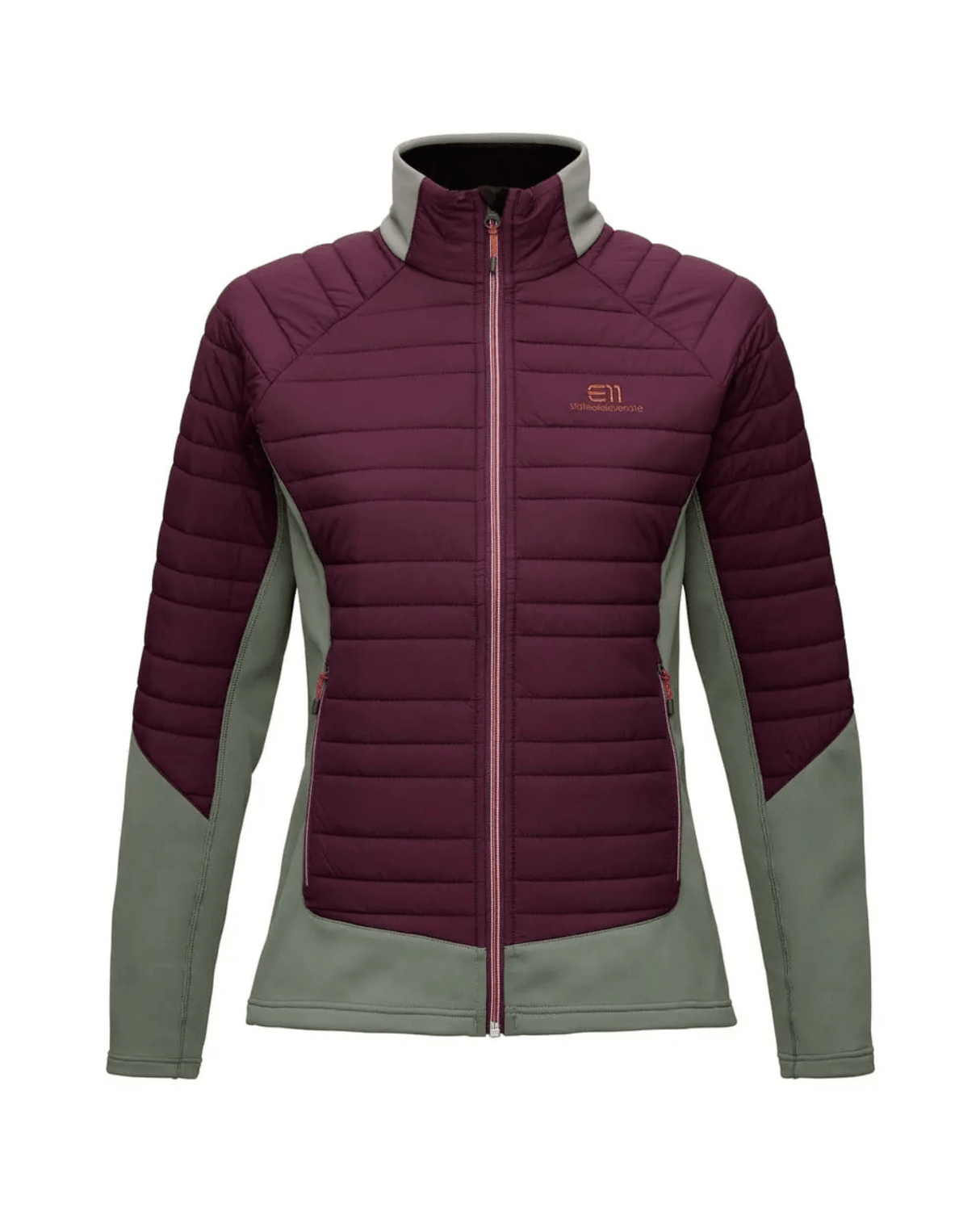 Elevenate Womens Fusion Stretch Jacket - Aubergine Blocked - Mellanlager - Alpingaraget