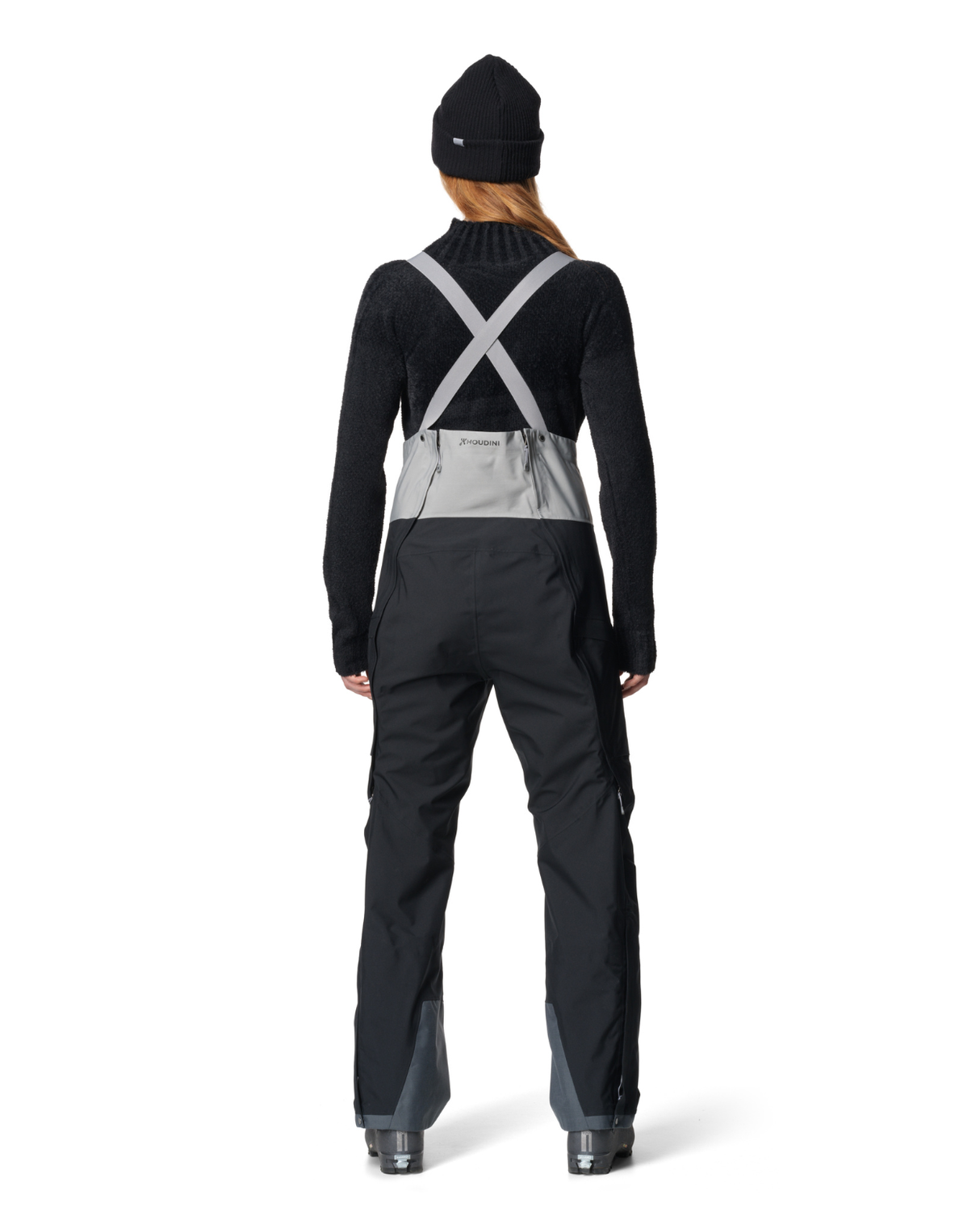 HOUDINI Womens Rollercoaster Bib Pants - True Black - Alpingaraget