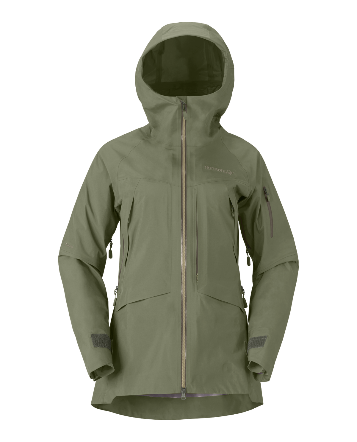 Norrøna Møre Gore-Tex Jacket Women - Deep Lichen Green - Skidjacka dam