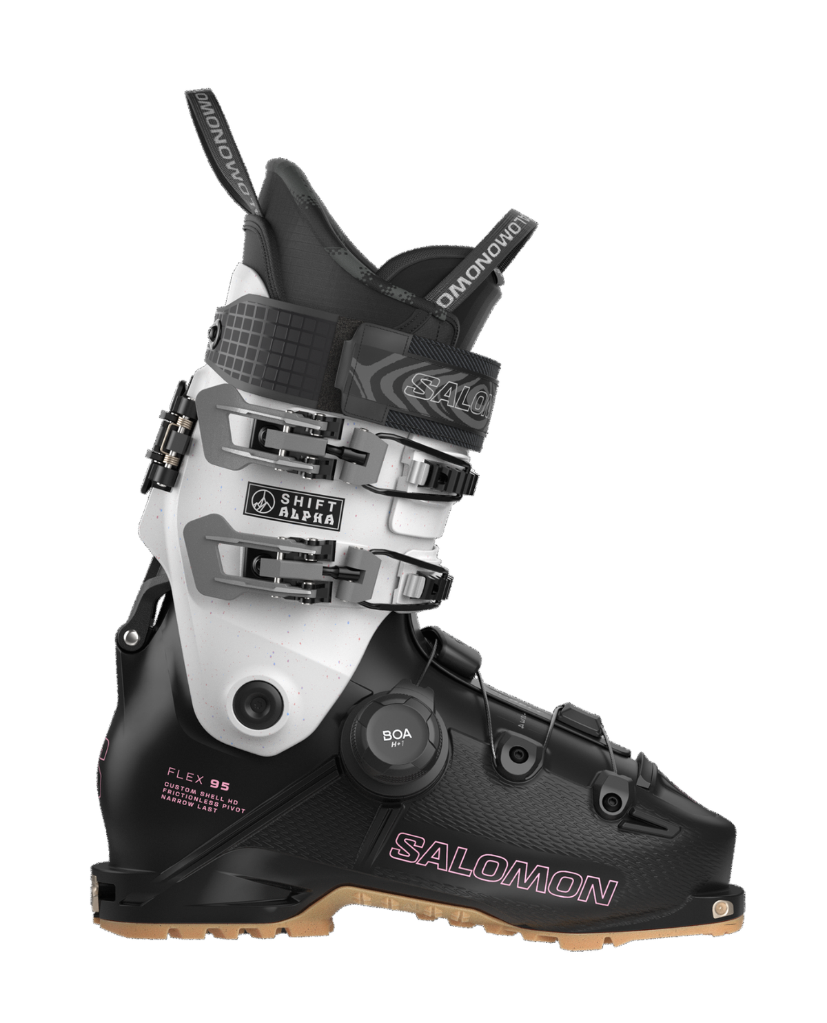Salomon Shift Alpha BOA 95 Dam - Svart alpinpjäxa