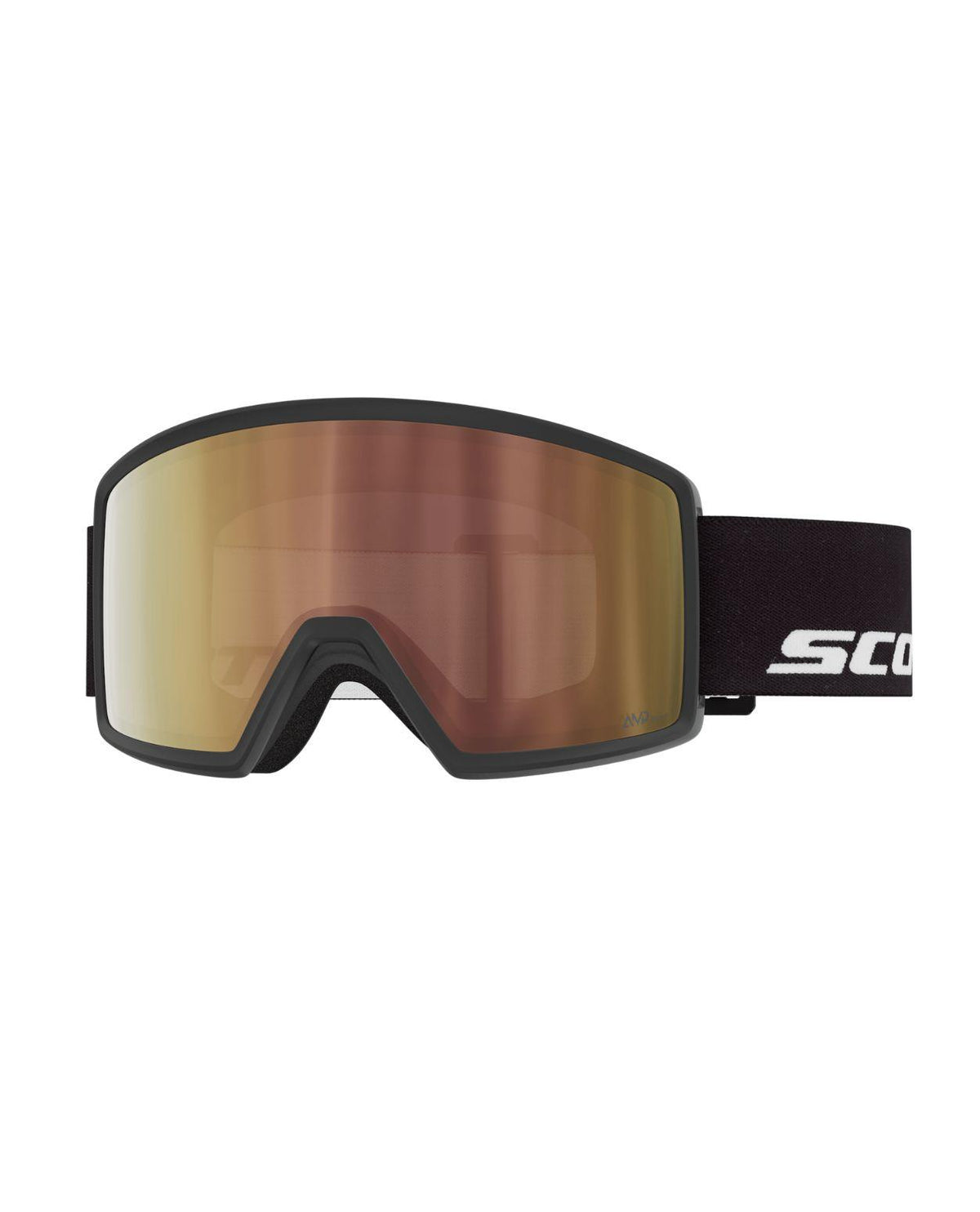 Scott Goggle Neo LS Black AMP LS Cinnamon Chrome skidglasögon med spegellins för utförsåkning