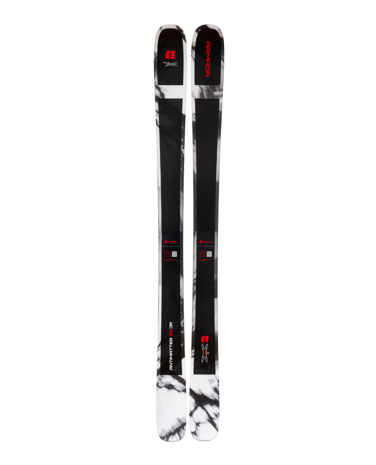 Armada ANTIMATTER 92 Junior freerideskidor för unga åkare visade framifrån.