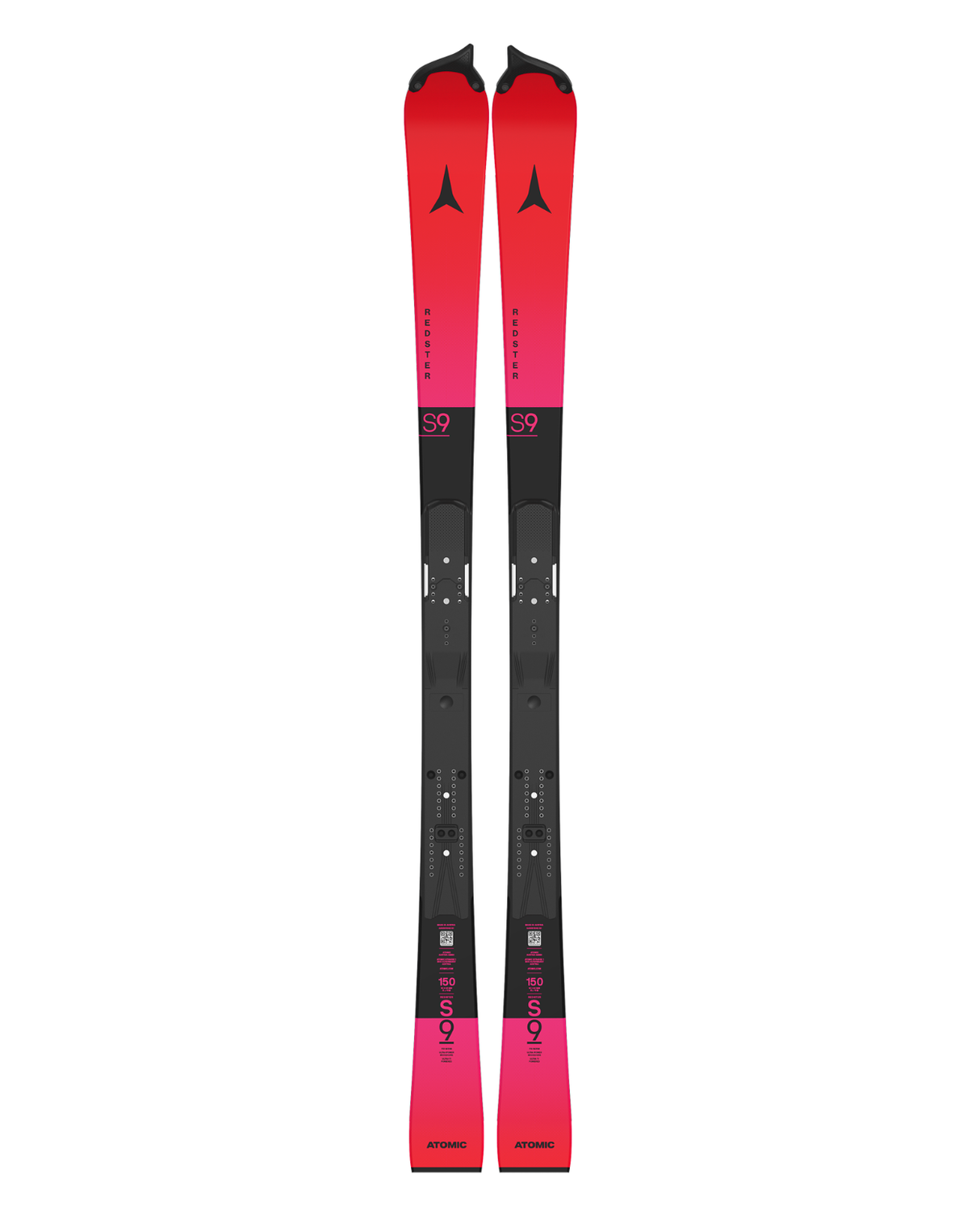 Atomic Redster S9 FIS 150 26/27 - röda och svarta tÀvlingsskidor för juniorslalom - Alpingaraget