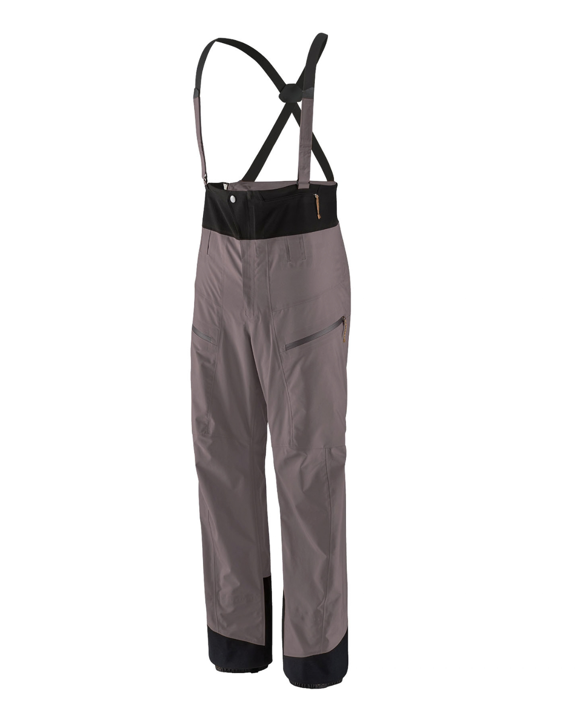 Patagonia PowSlayer Bibs Men - May Grey - Skidhängselbyxor - Alpingaraget