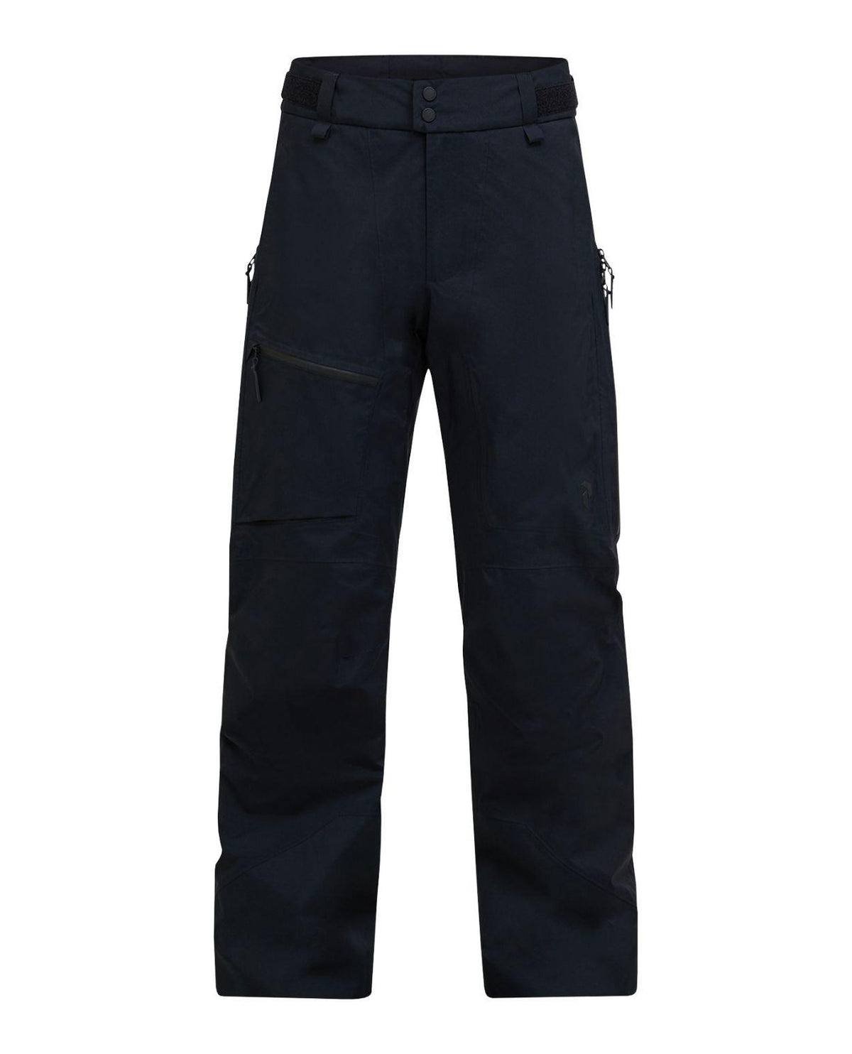 Peak Performance Alpine Gore-Tex Insulated Pants Men - Svart skidbyxa för herrar med funktionella detaljer.