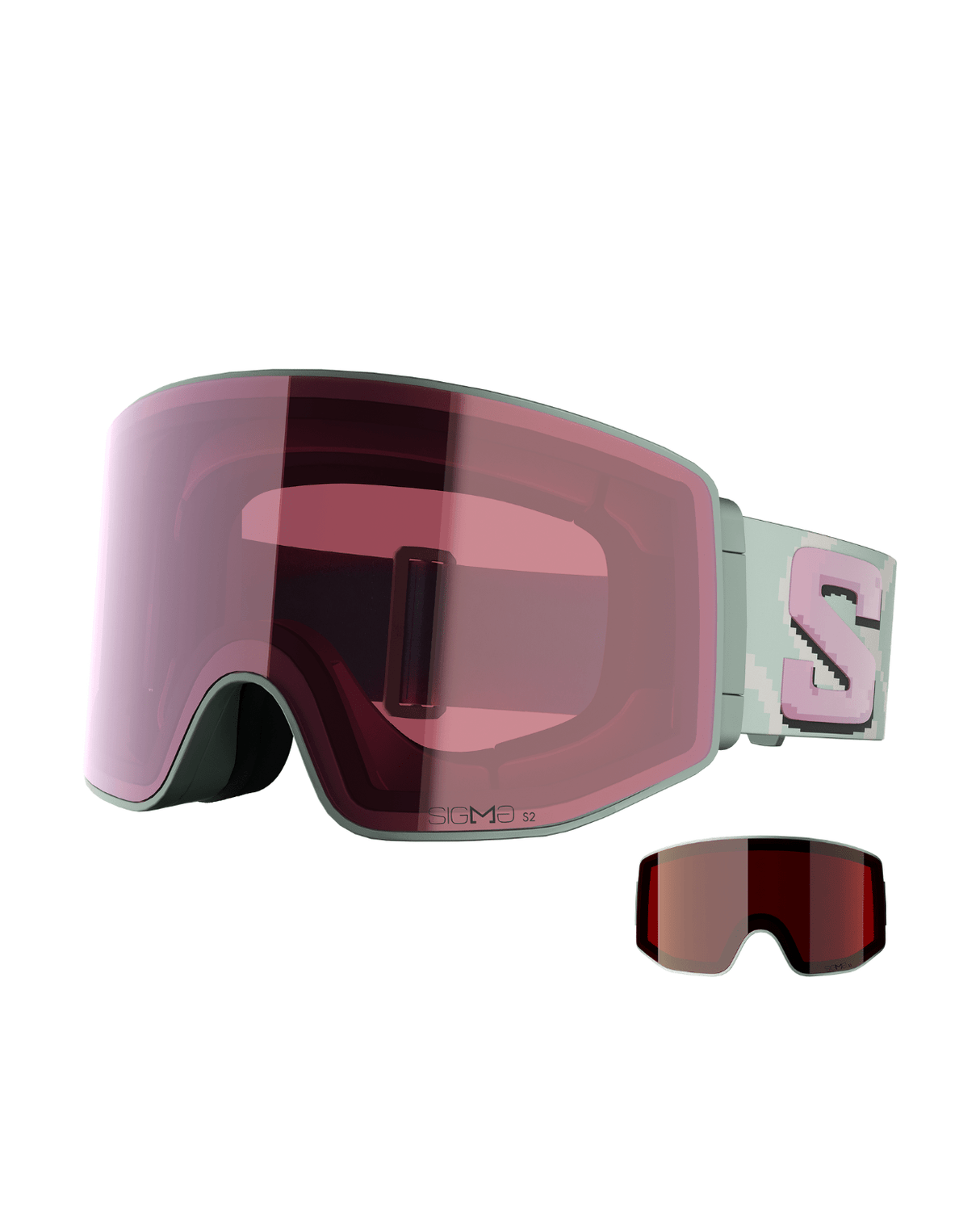Salomon Sentry Prime Sigma - Iceberg Green/ - Goggles - Alpingaraget