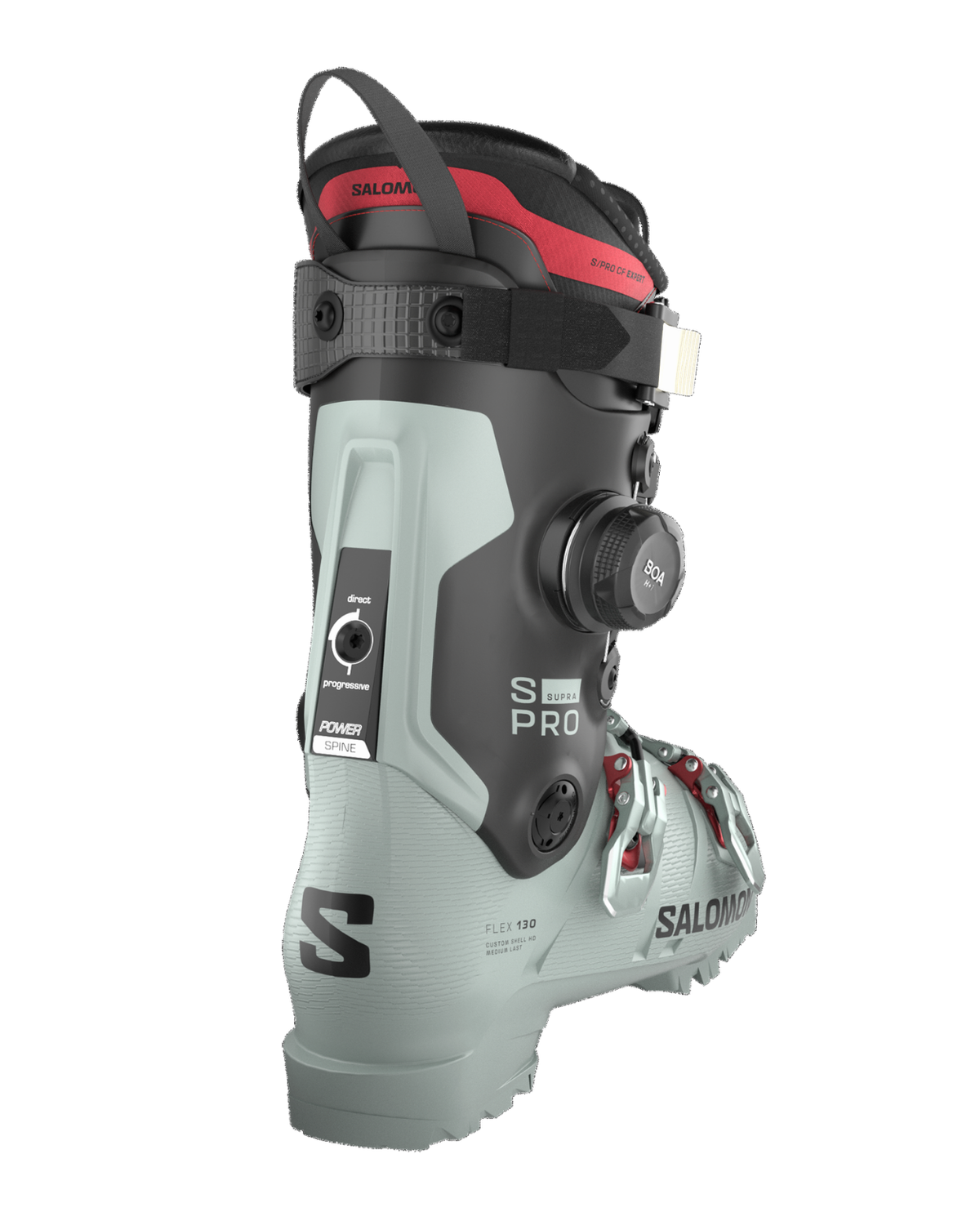 Salomon S/Pro Supra C BOA 130 grå alpinpjäxa för herrar med BOA-system från Alpingaraget