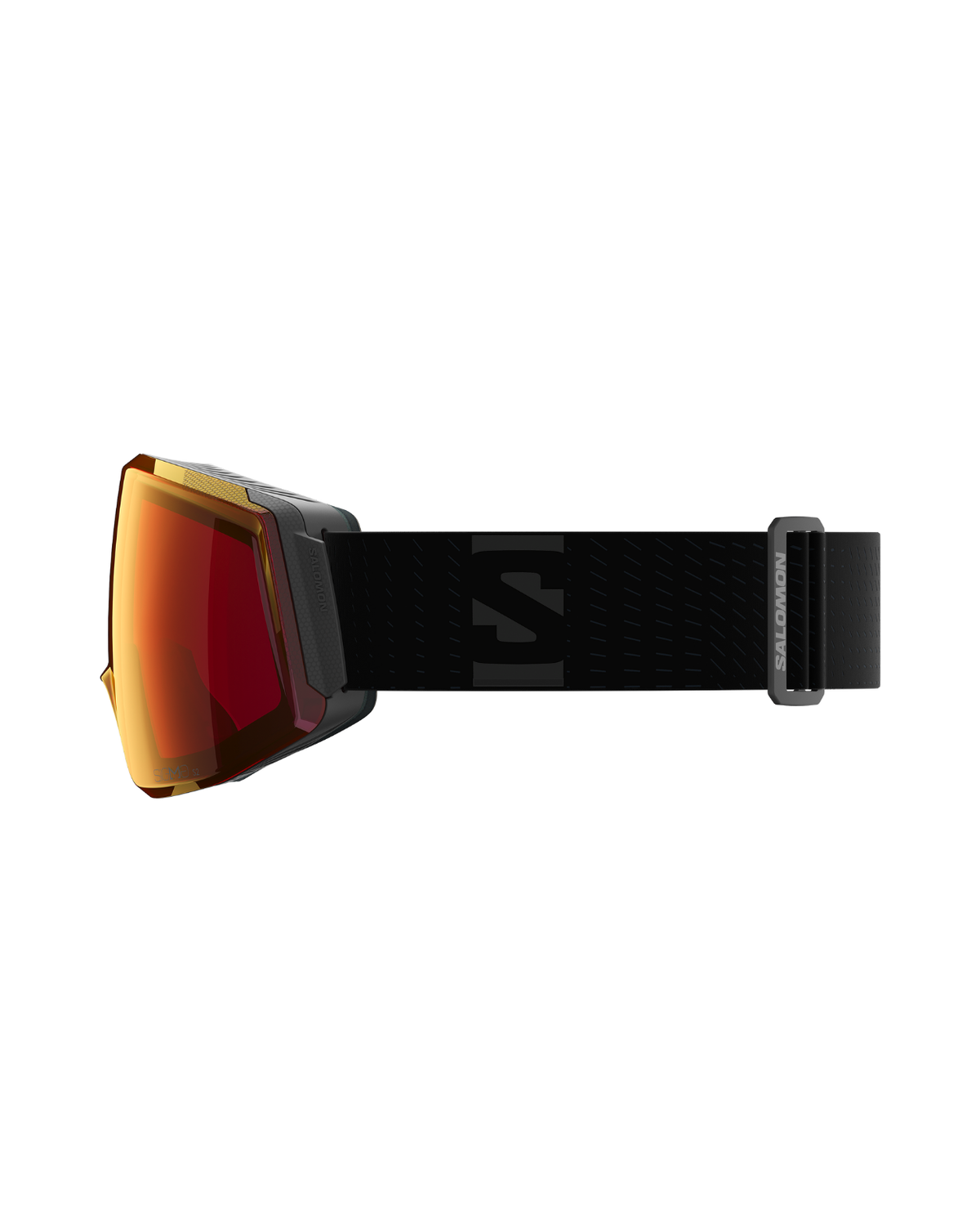 Salomon Skarn Prime Sigma - Black/Sigma Poppy Red skidglasögon med röd spegellins och svart band
