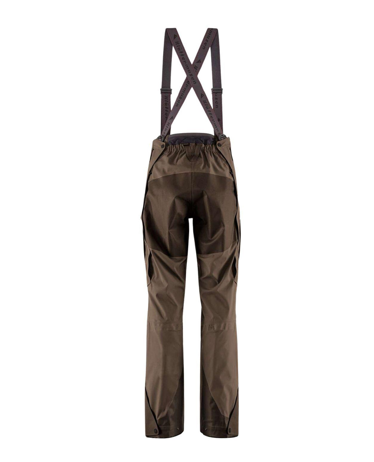 Klättermusen Brage 2.0 Salopette Women - Slate Brown bakifrån