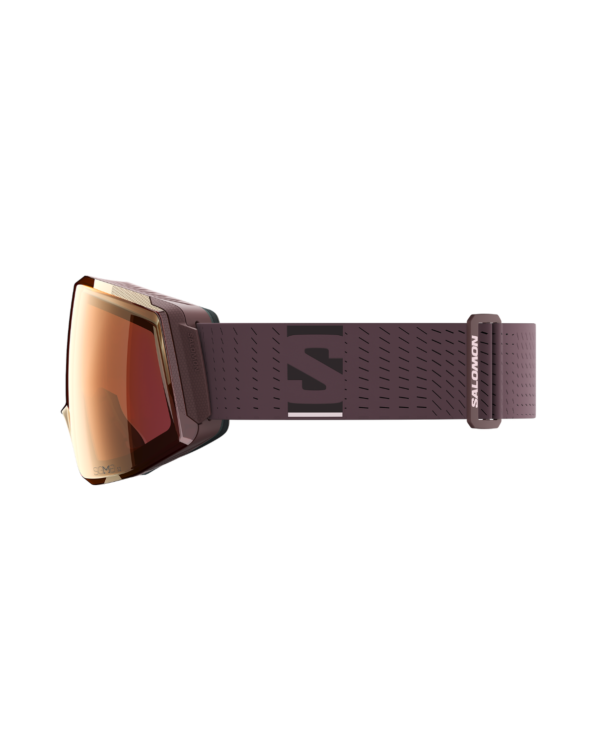 Salomon Skarn Prime Sigma - Huckleberry skidor goggles med spegellins i profil