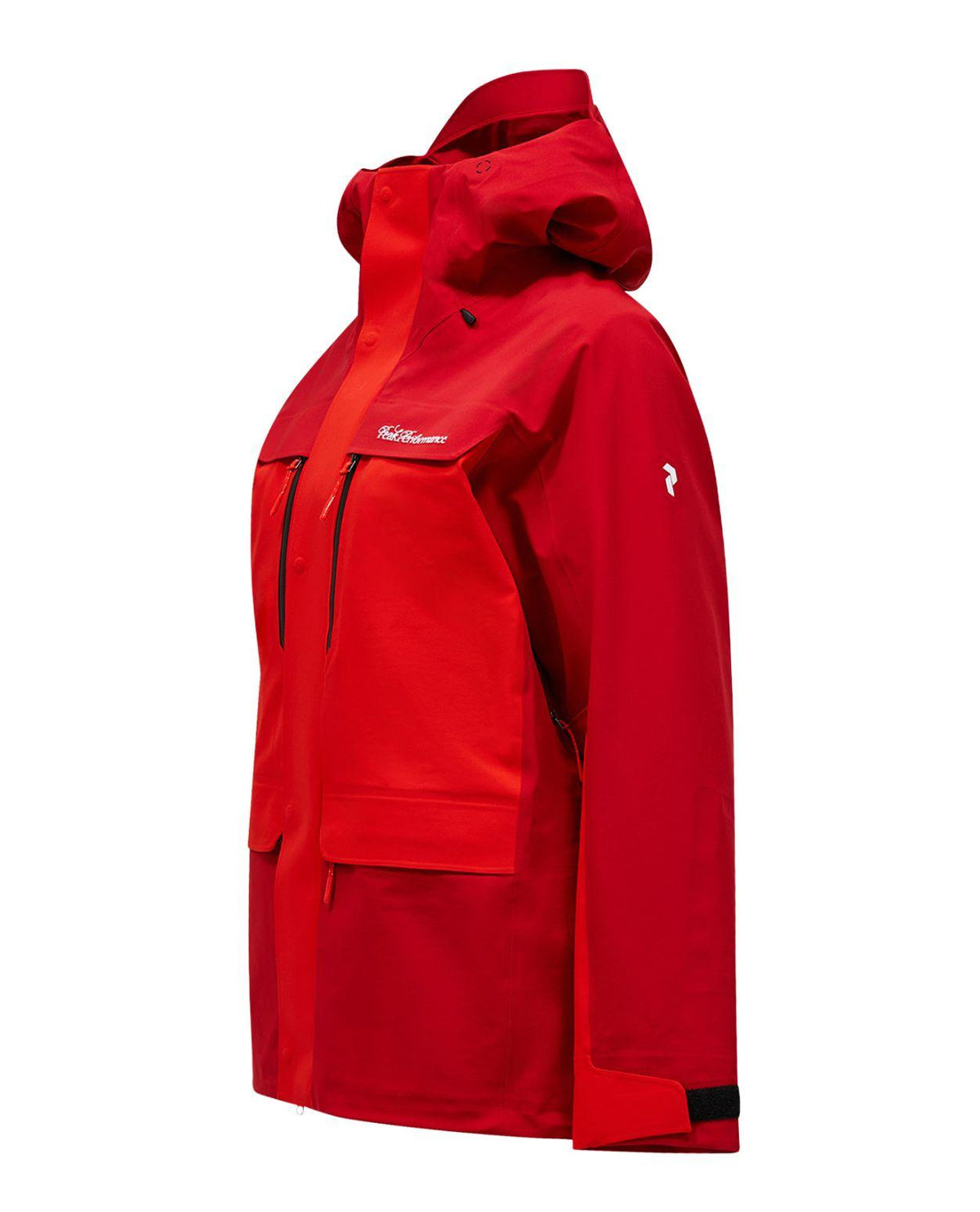 Peak Performance 40Y R&D Long Gore-Tex Shell Jacket Women - The Alpine/Racing Red - Skidjacka dam