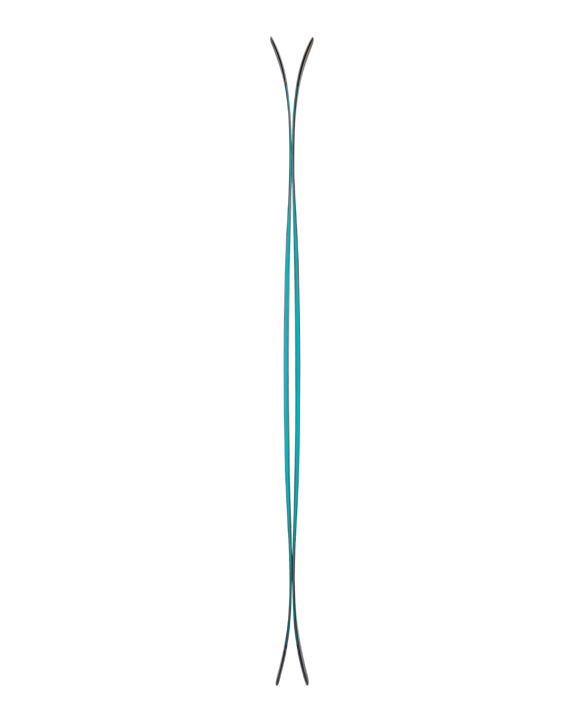 Rossignol Sender 100 26/27 freerideskidor visade från sidan för att illustrera sin twin rocker-profil.