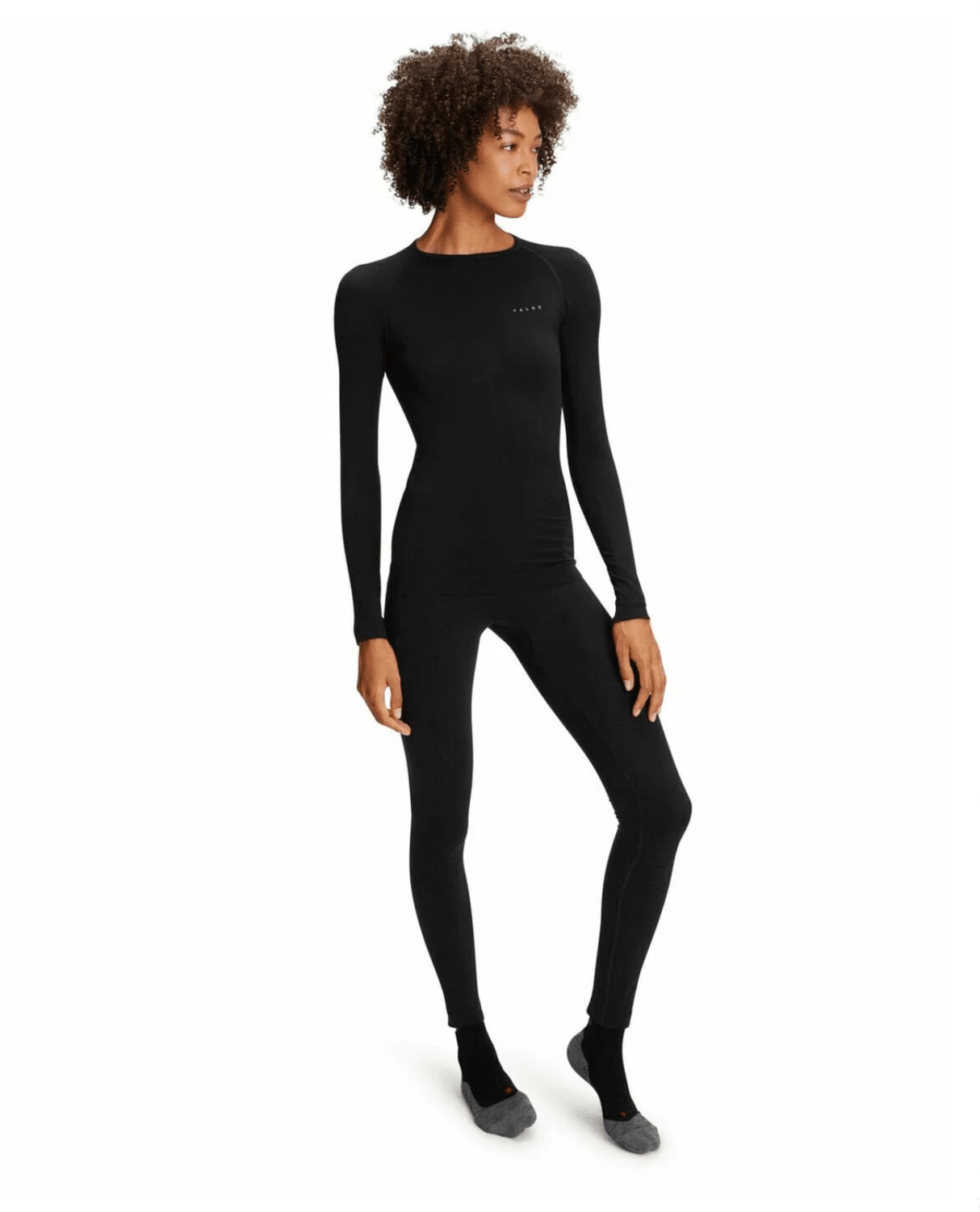 FALKE Women Long - sleeve shirt Warm - Black - UnderstÀll - Alpingaraget