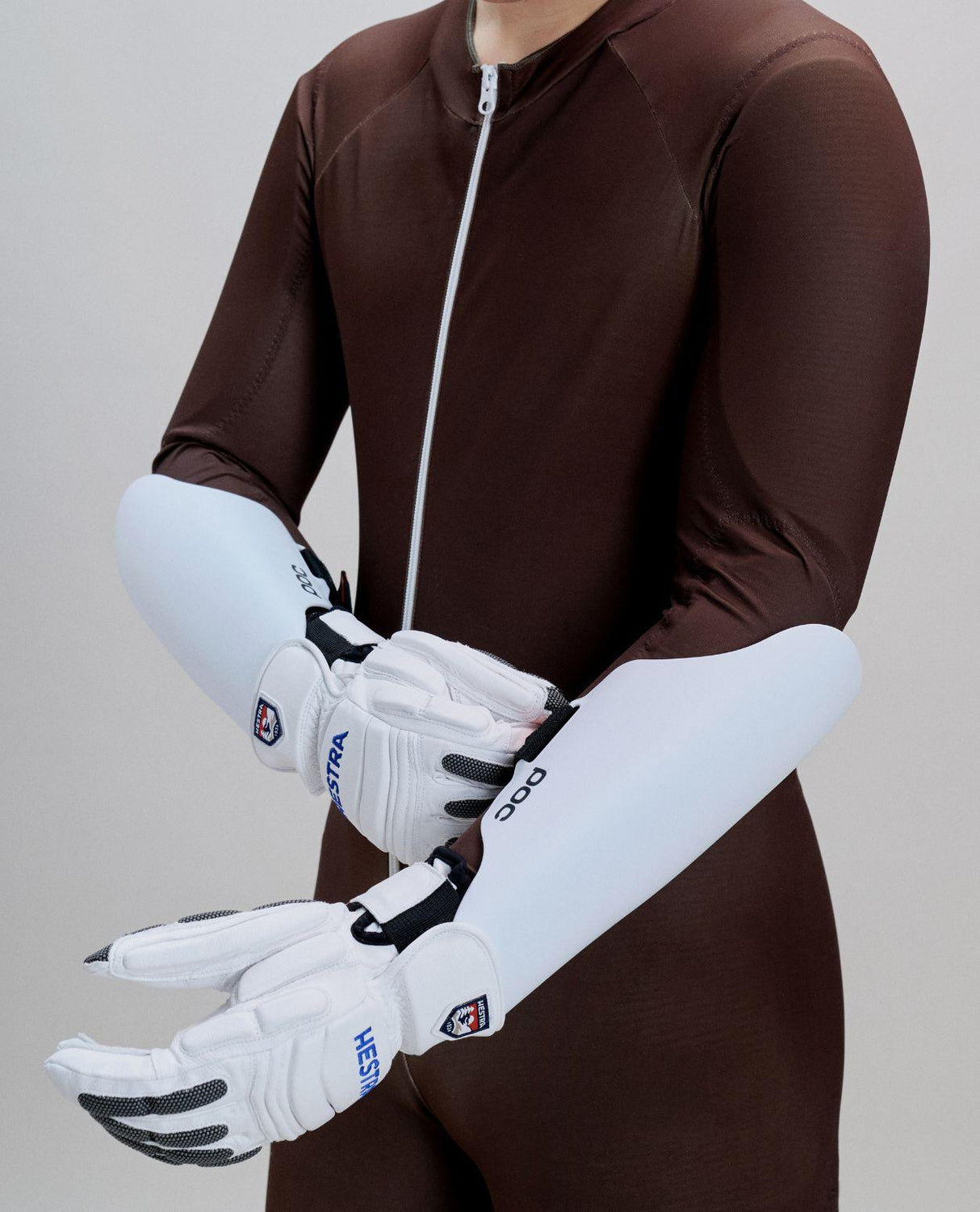 POC Forearm Race - Hydrogen White - Raceskydd - Alpingaraget