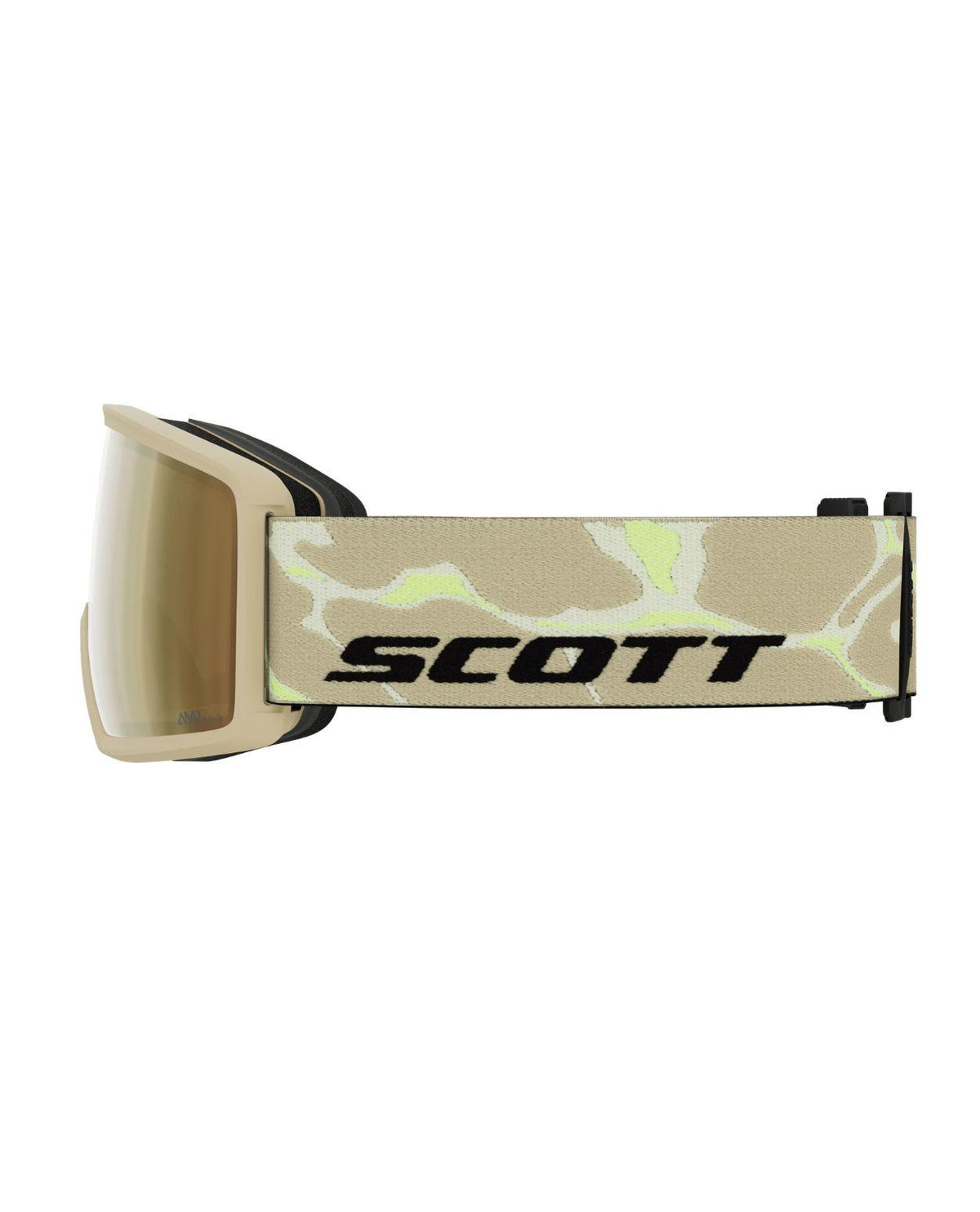 Scott Goggle Neo LS skidglasögon i Mojave Beige med Cinnamon Chrome-lins från Alpingaraget.