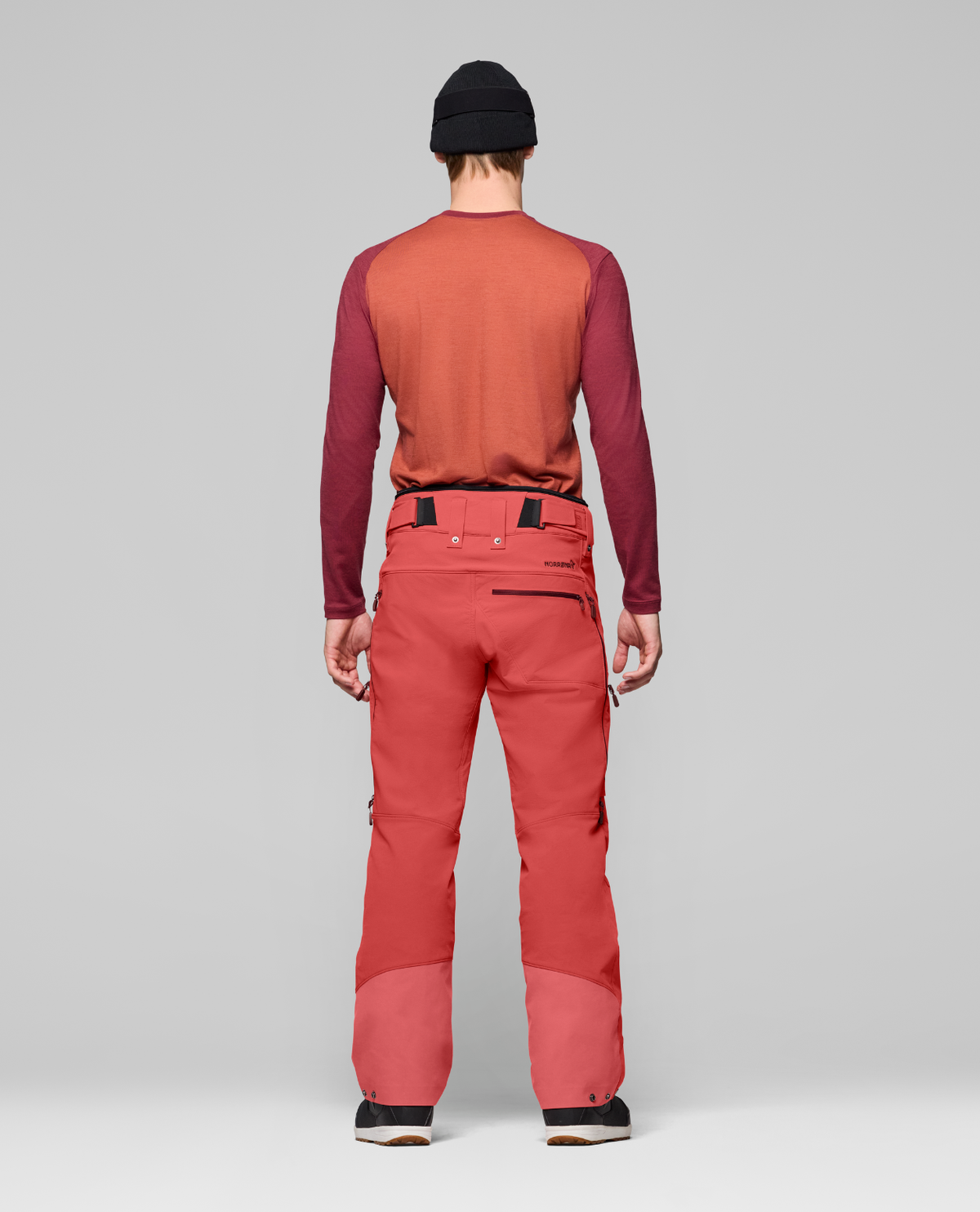 Norrøna Lofoten flex1 Pants Men - Baked Apple - Bakifrån