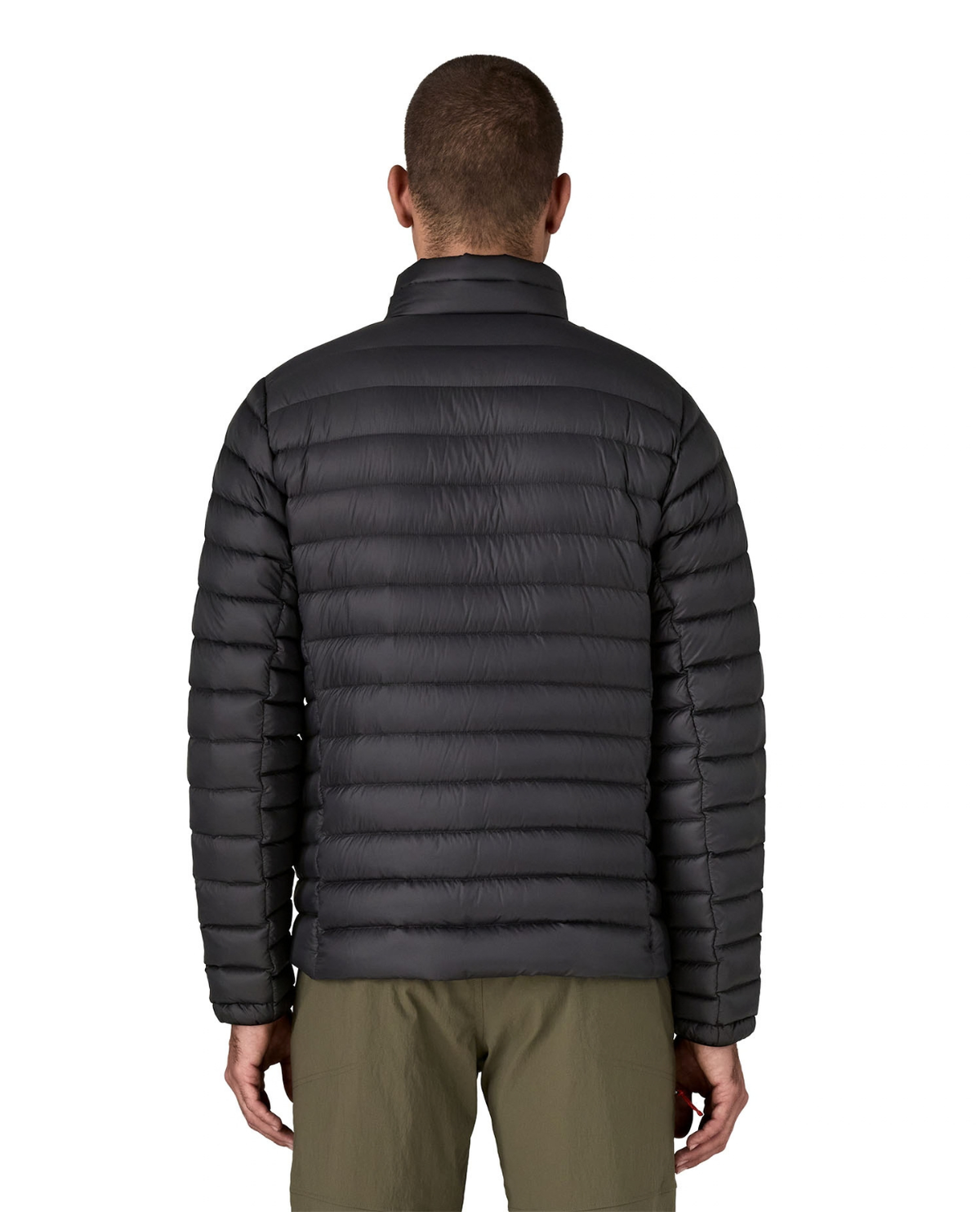 Patagonia Down Sweater Men - Svart dunjacka för herrar bakifrån