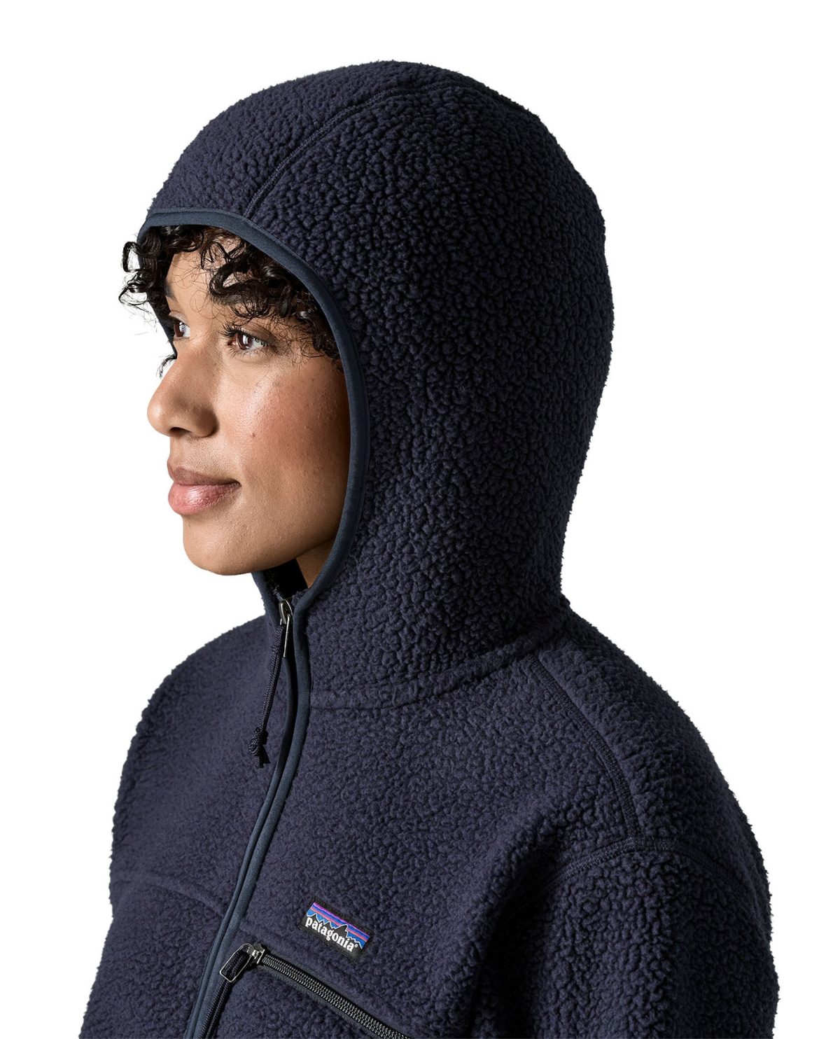 Patagonia Retro Pile Hoody Dam i farten Sunken Blue på Alpingaraget