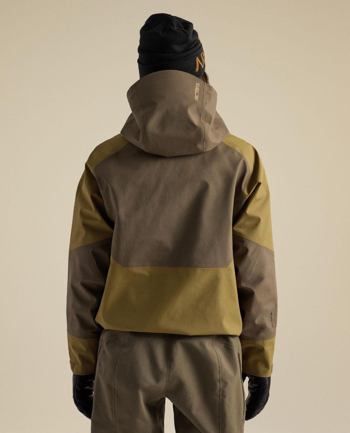 Arc'teryx Sidewinder Jacket Women - Brun skidjacka bakifrån