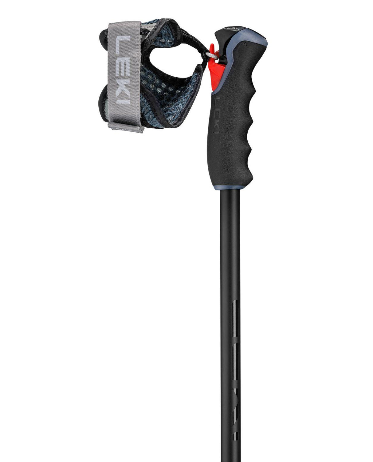 Leki Black Venom GS TR racingstav med uppdaterat Trigger-grepp och kolfiber för den alpina tävlingsåkaren.