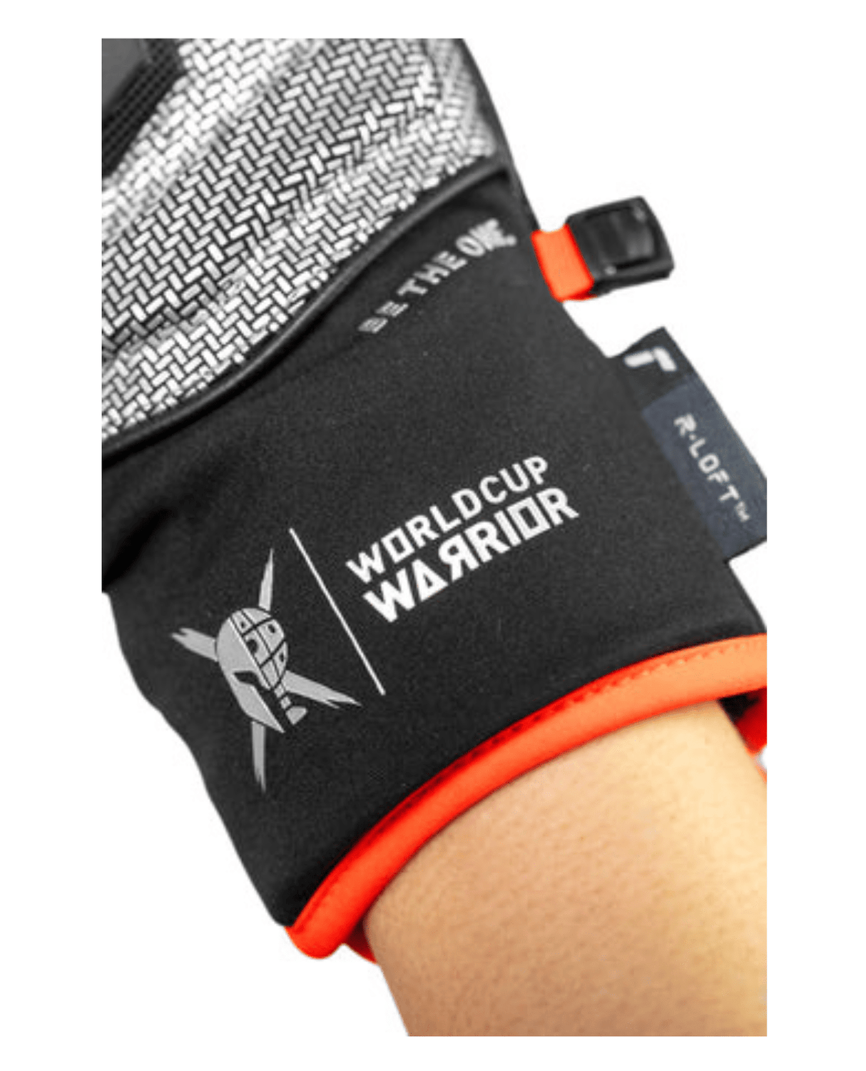 Reusch Worldcup Warrior GS Junior Mitten - Black/Silver/Fluo Red - Handskar - Alpingaraget