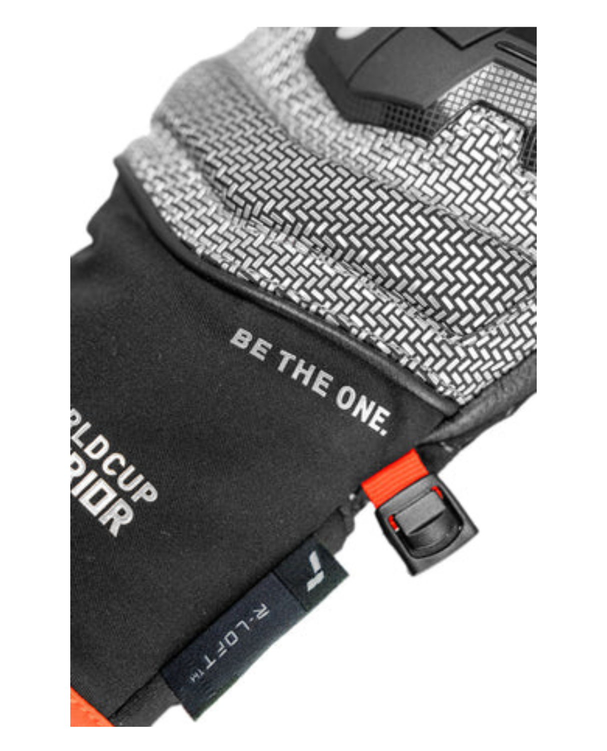 Reusch Worldcup Warrior GS Junior Mitten - Black/Silver/Fluo Red - Alpingaraget