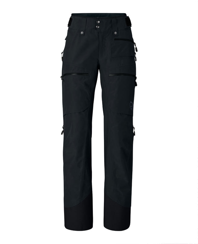 Norröna Women Lofoten Gore-Tex Insulated Pants – Caviar Black - Alpingaraget