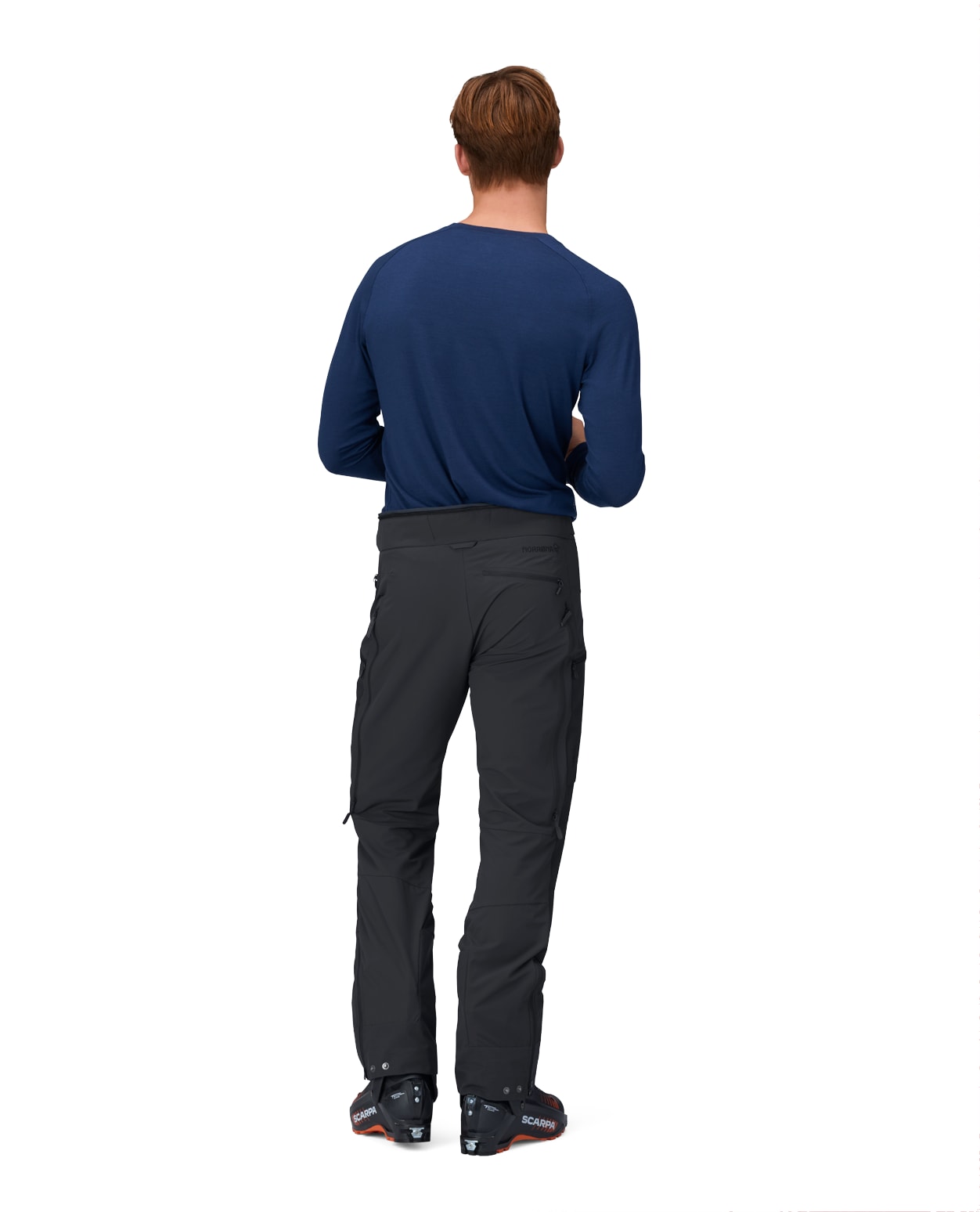 Norröna Men Lyngen Flex1 Light Pants - Caviar Black - Alpingaraget