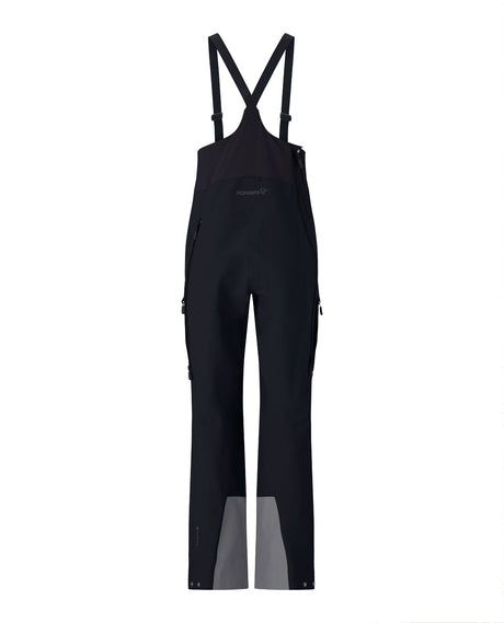 Norröna Women Møre Gore-Tex Salopette - Caviar Black - Alpingaraget