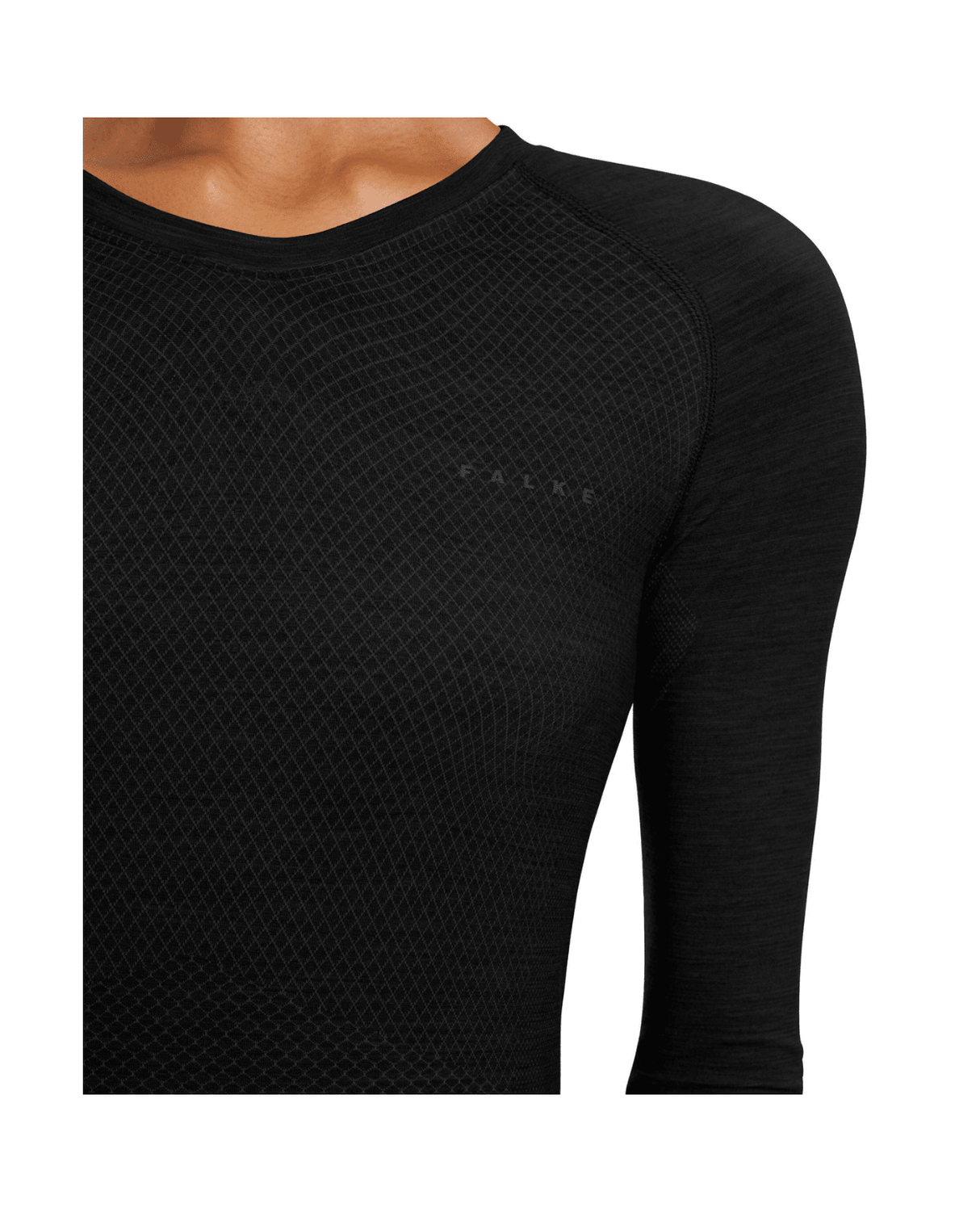 FALKE Women Long - sleeve shirt Wool - Tech Light - Black - Underställ - Alpingaraget
