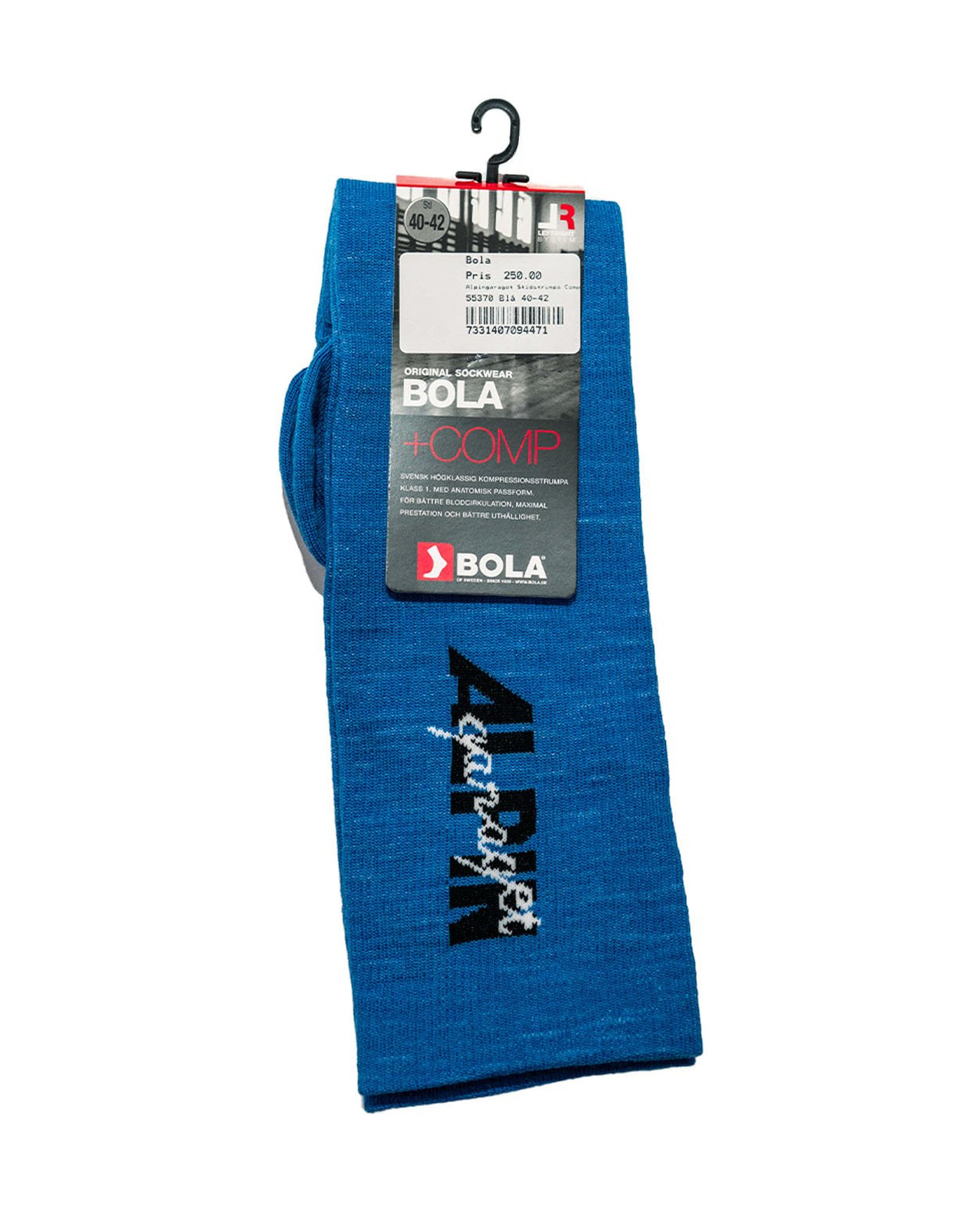 Alpingaraget Skidstrumpa Comp+ - Blå - Strumpor - Alpingaraget