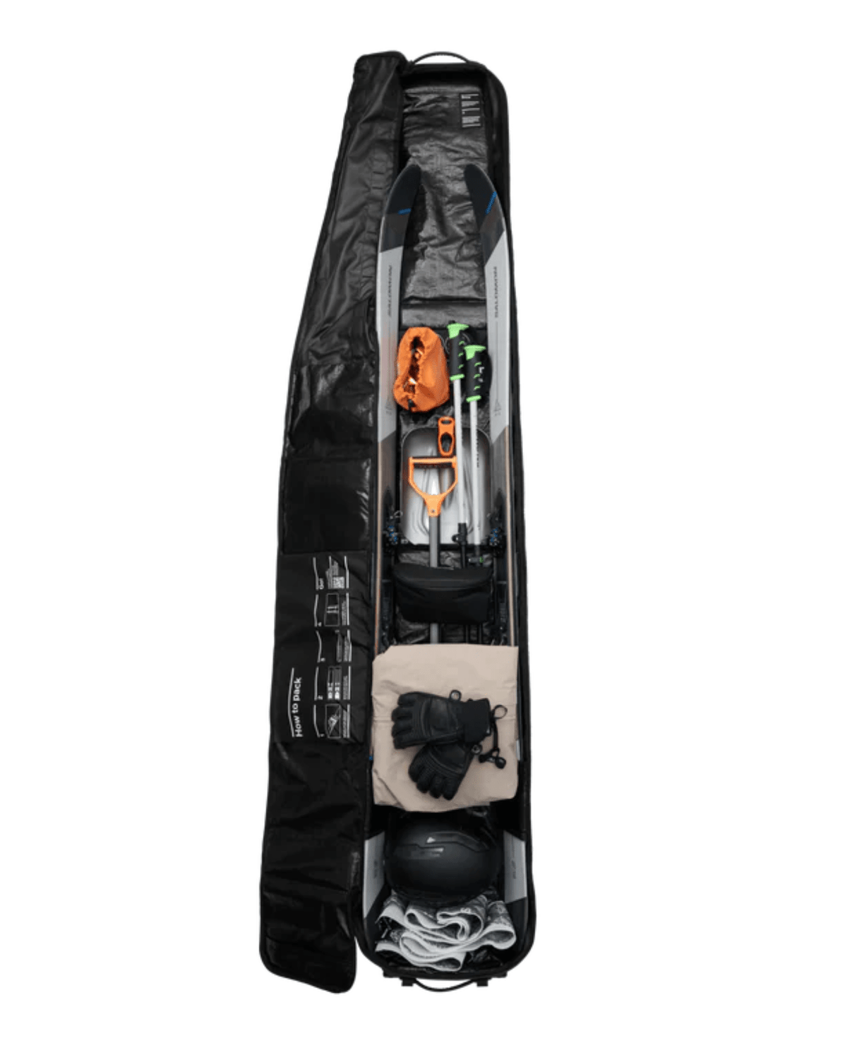 D_b_ Snow Roller Pro 70L - Black Out - Skidfodral - Alpingaraget
