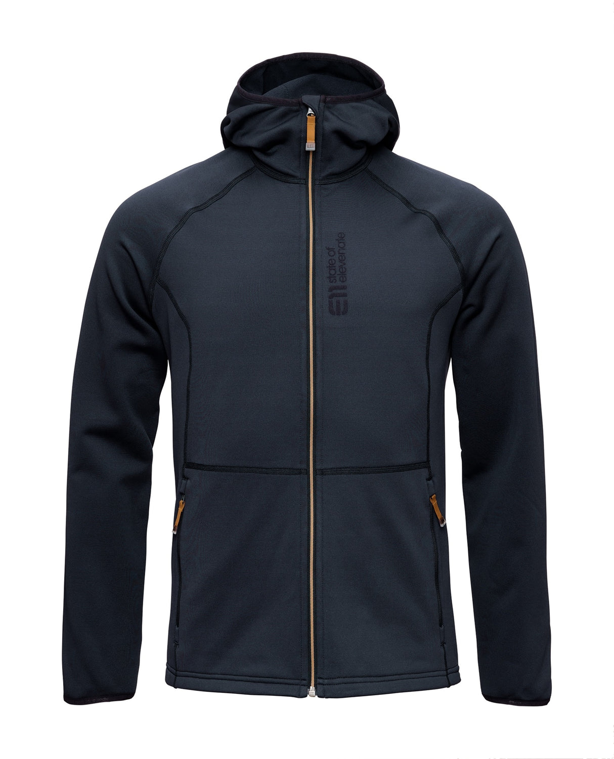 Elevenate Men Skiers Fleece Hood - Dark Ink - Alpingaraget