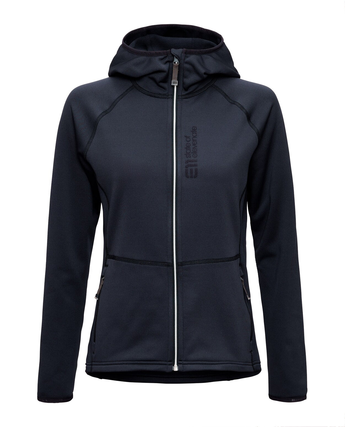 Elevenate Women Skiers Fleece Hood - Dark Navy - Alpingaraget