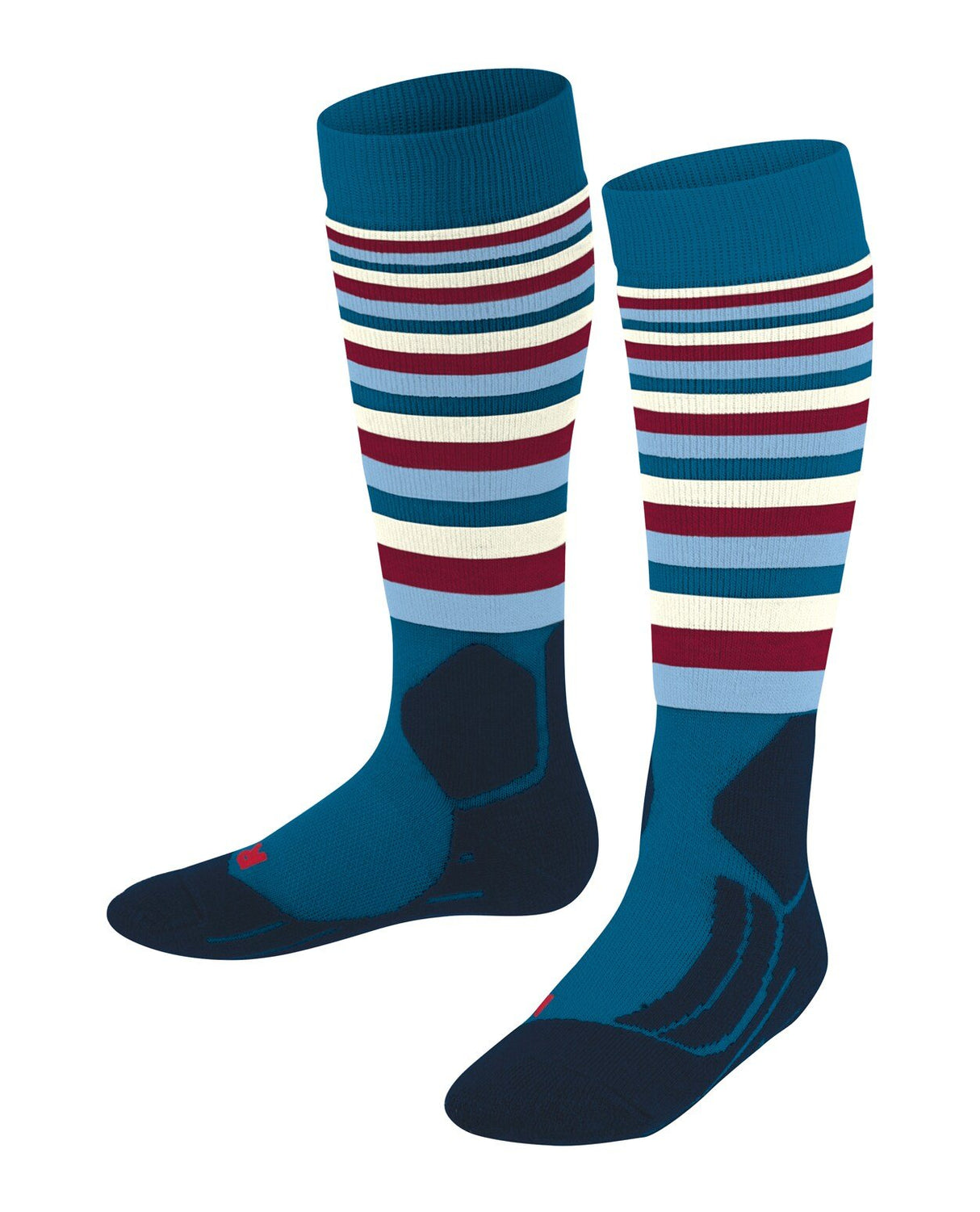 FALKE Junior SK2 Stripes - Petrol - Strumpor - Alpingaraget