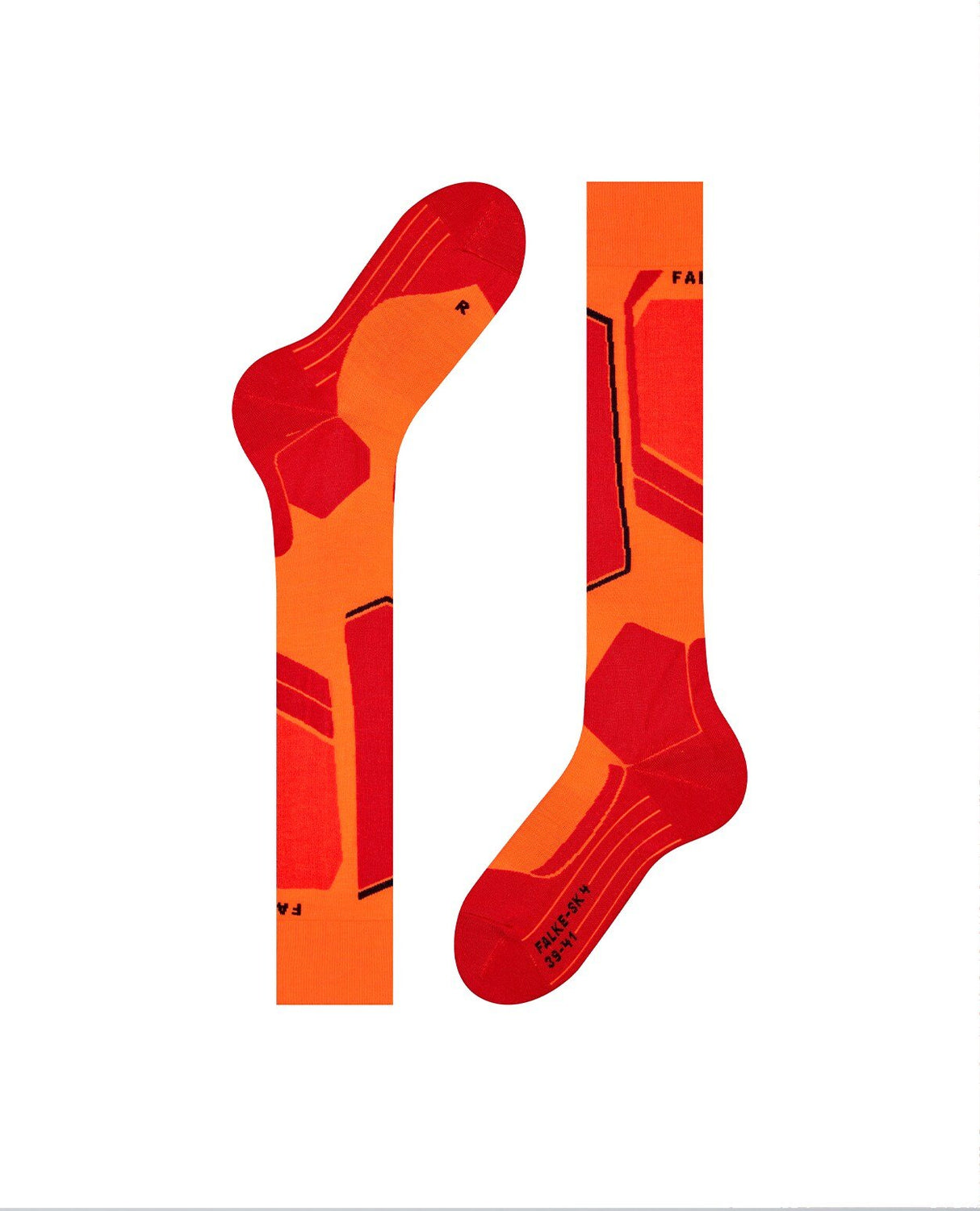 FALKE SK4 Advanced Men Skiing Knee - high socks - Flash Orange - Strumpor - Alpingaraget