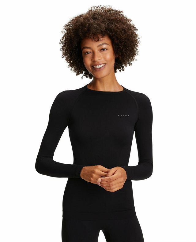 FALKE Women Long-sleeve shirt Warm - Black - Alpingaraget