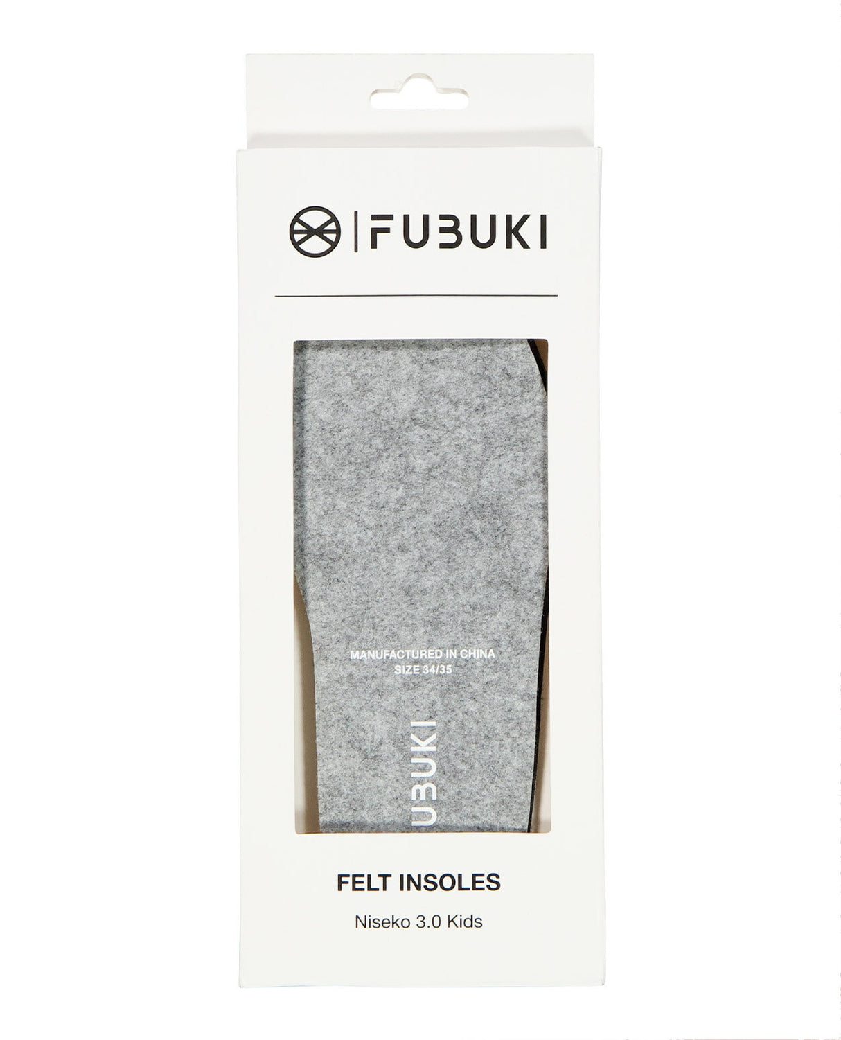 FUBUKI Niseko 3.0 Kids Felt Insole - White - Alpingaraget