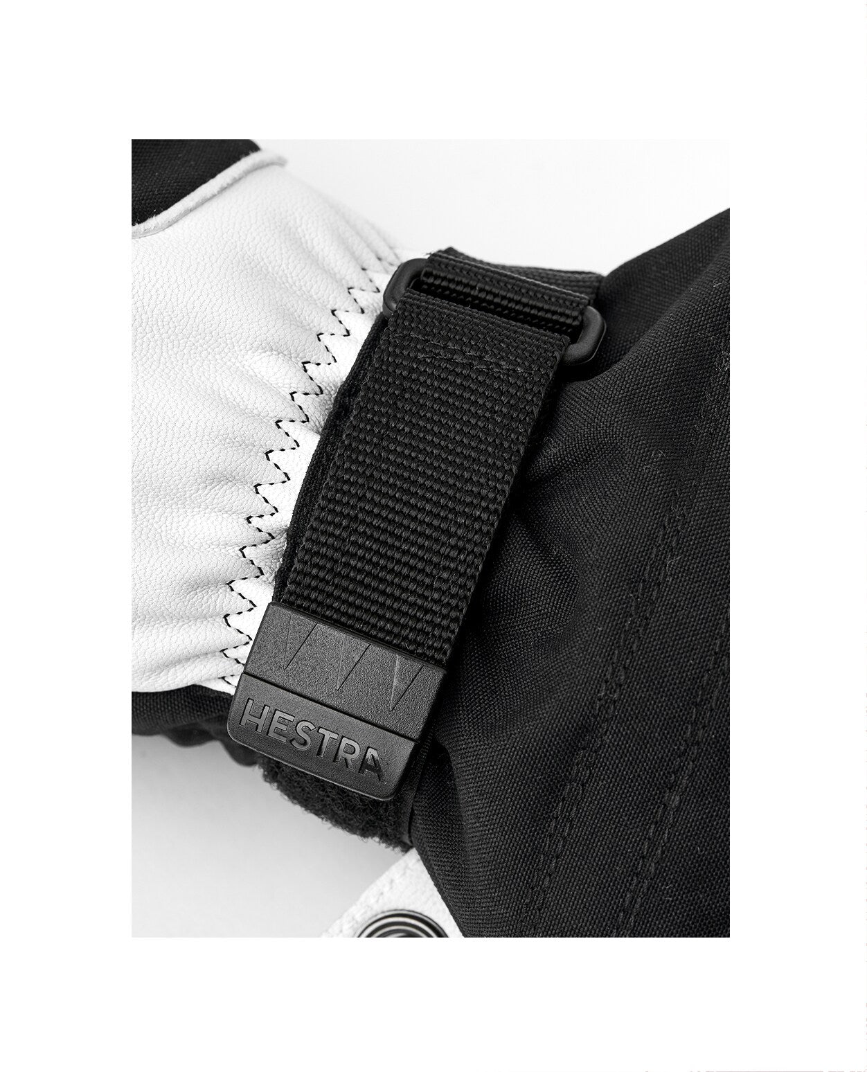 Hestra Army Leather Heli Ski Mitt - Black - Alpingaraget