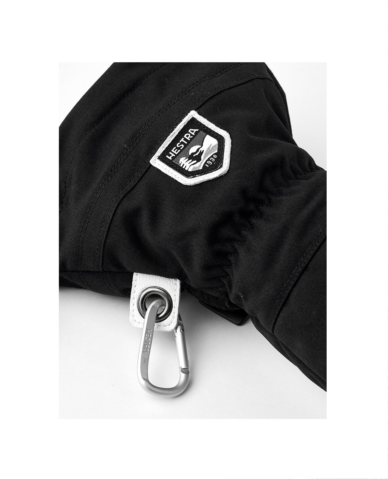 Hestra Army Leather Heli Ski Mitt - Black - Alpingaraget